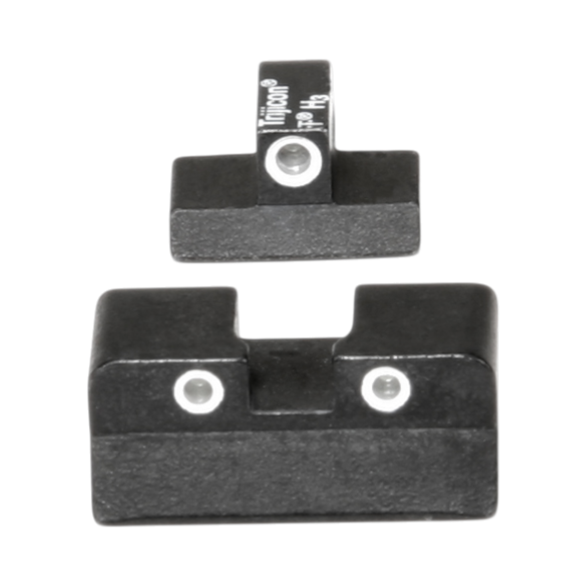 Trijicon Bright & Tough™ nakts redzamības tēmēkļu komplekts (W/W zaļš) Browning Hi-Power