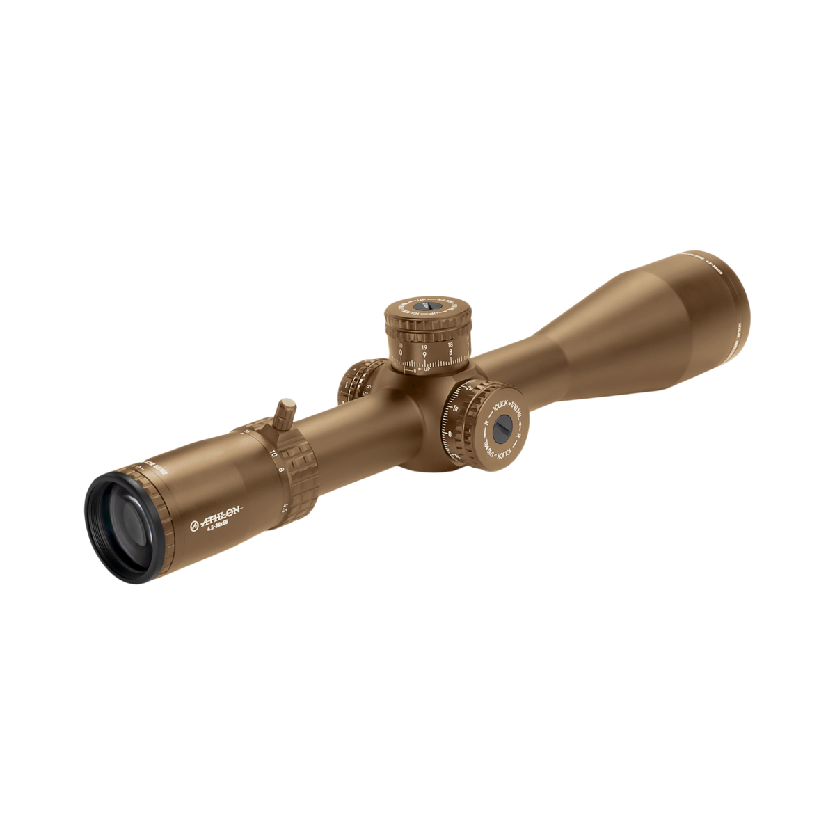 Athlon Optics Athlon Ares ETR GEN2J UHD 4.5-30x56 APRS12 FFP IR MIL Reticle (Brown) (212114BJ)