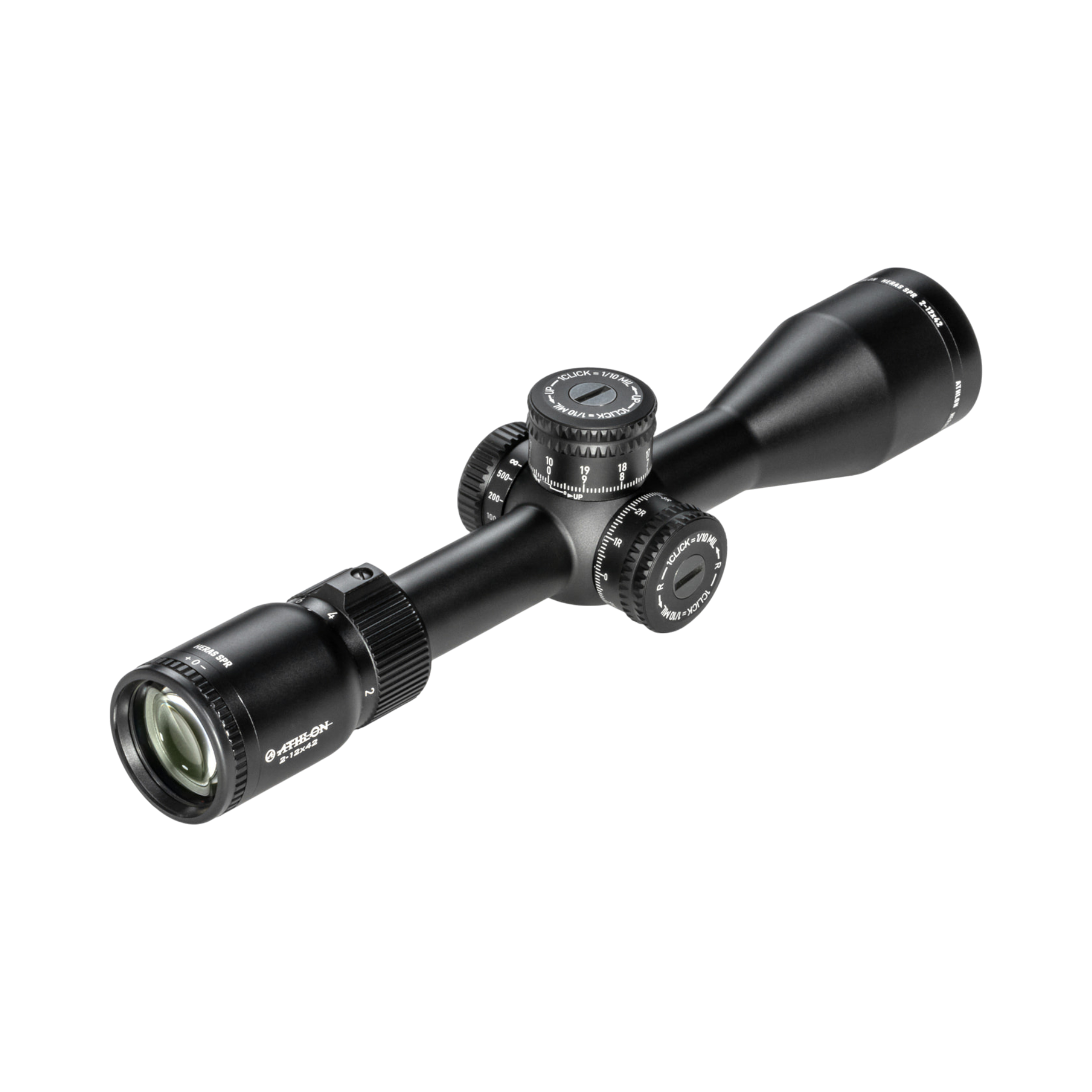 Athlon Heras SPR 2-12x42 Riflescope Side Focus 1 inch SFP AAGR1 MIL
