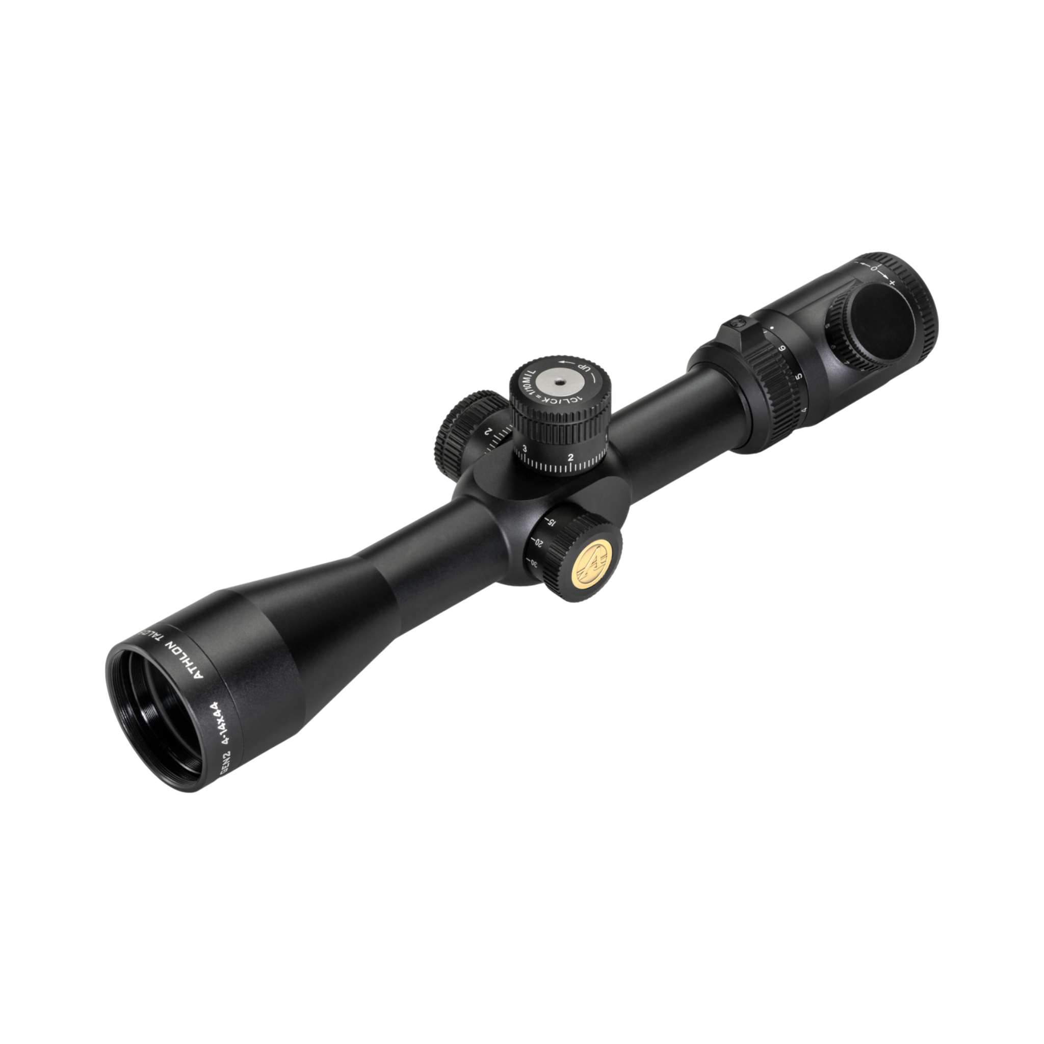Athlon Talos BTR 4-14X44, GEN2 Direct Dial,Side Focus 30mm Tube FFP, APRS10 FFP IR-MIL