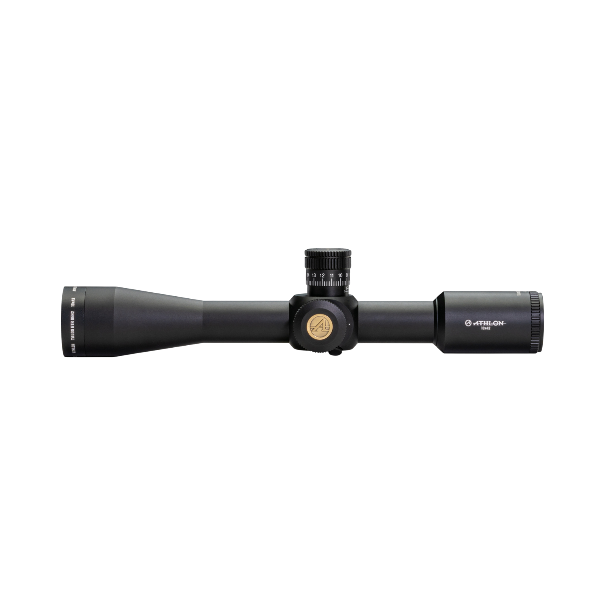 Athlon Talos BTR 10x42 GEN2 Direct Dial,Side Focus 30mm Tube SFP, AAGR1-MOA