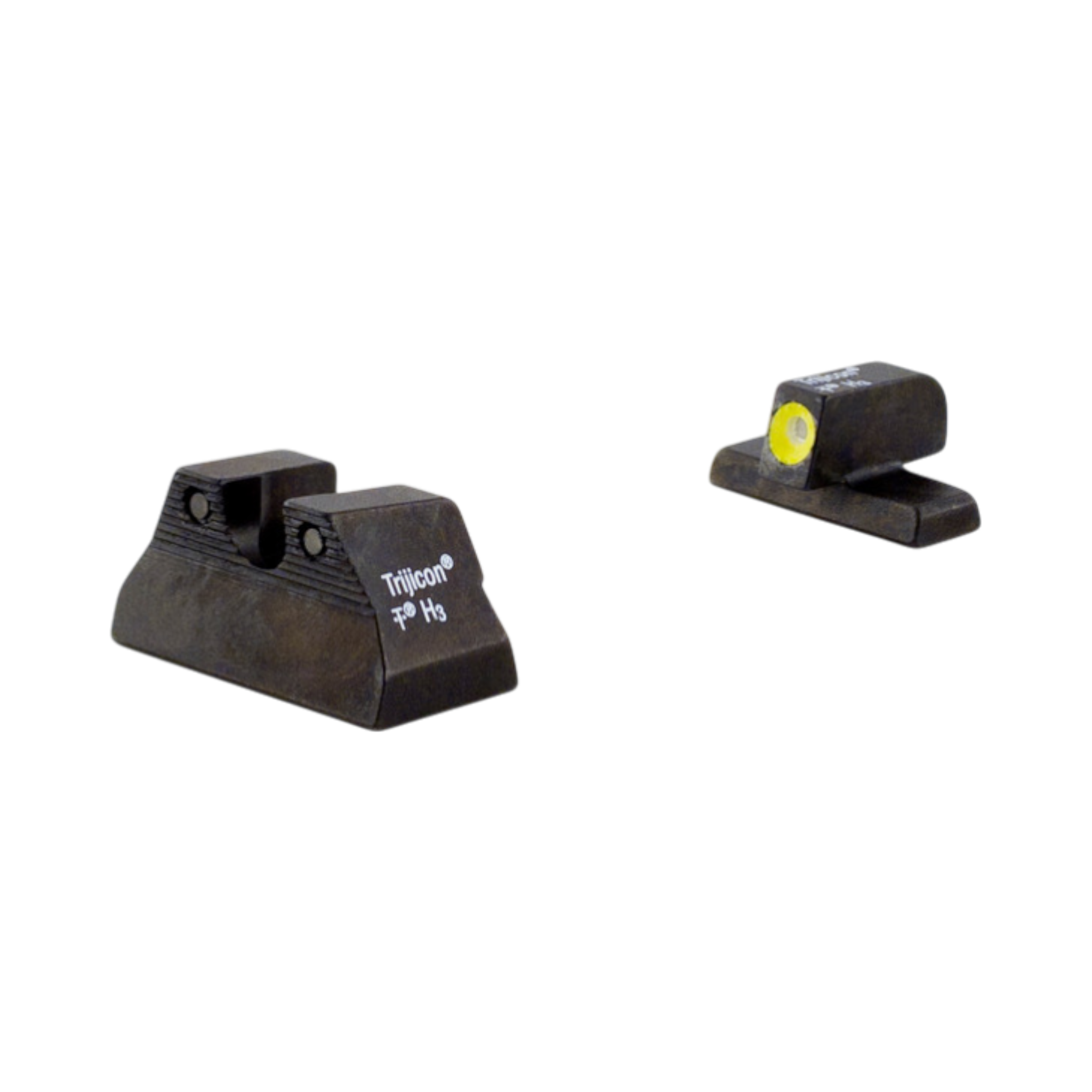 Trijicon HD™ nakts redzamības tēmēkļu komplekts H&K USP Compact – dzeltena priekšējā kontūra