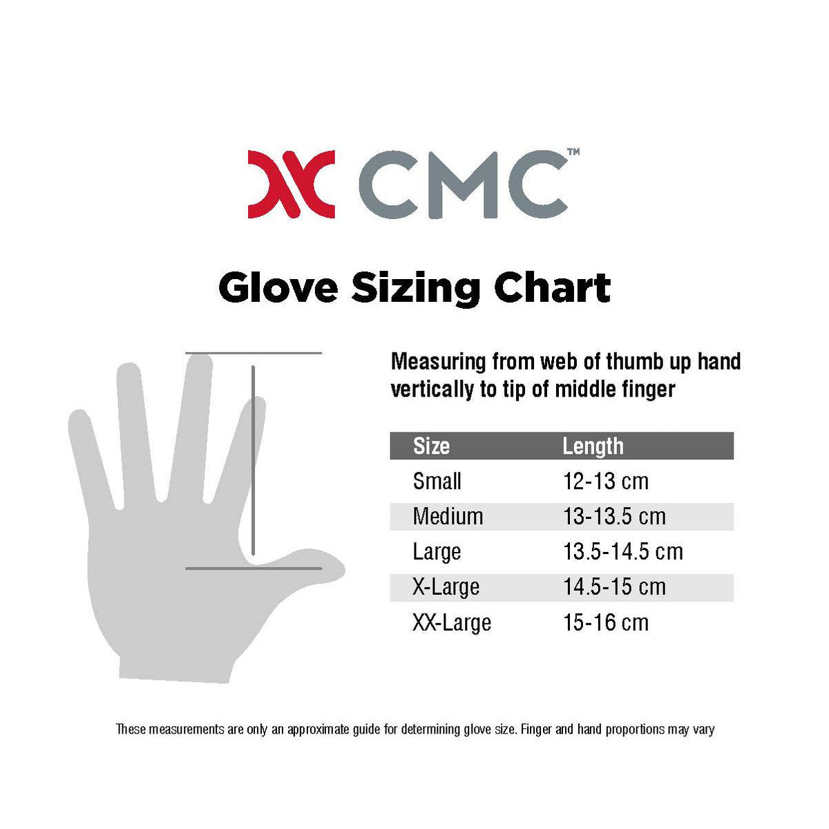 CMC Gloves, Essential, MD Grey/Black