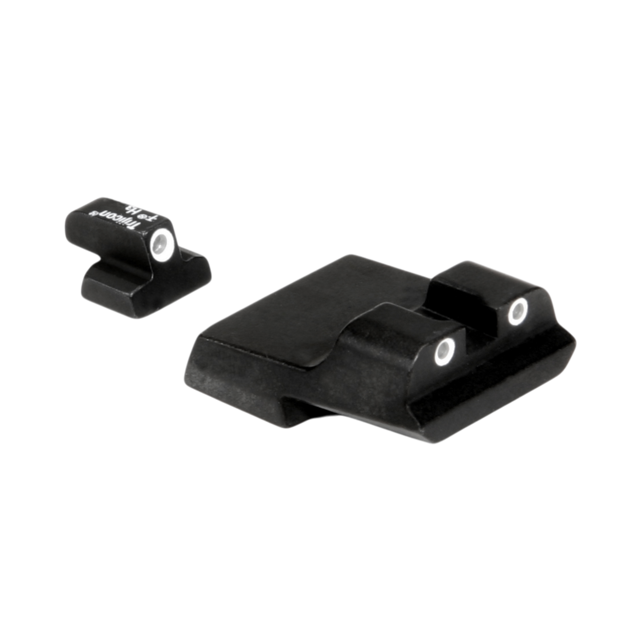 Trijicon Bright & Tough™ nakts redzamības tēmēkļu komplekts (W/W zaļš) S&W Compact 9 mm, garš aizmugurējais tēmēklis