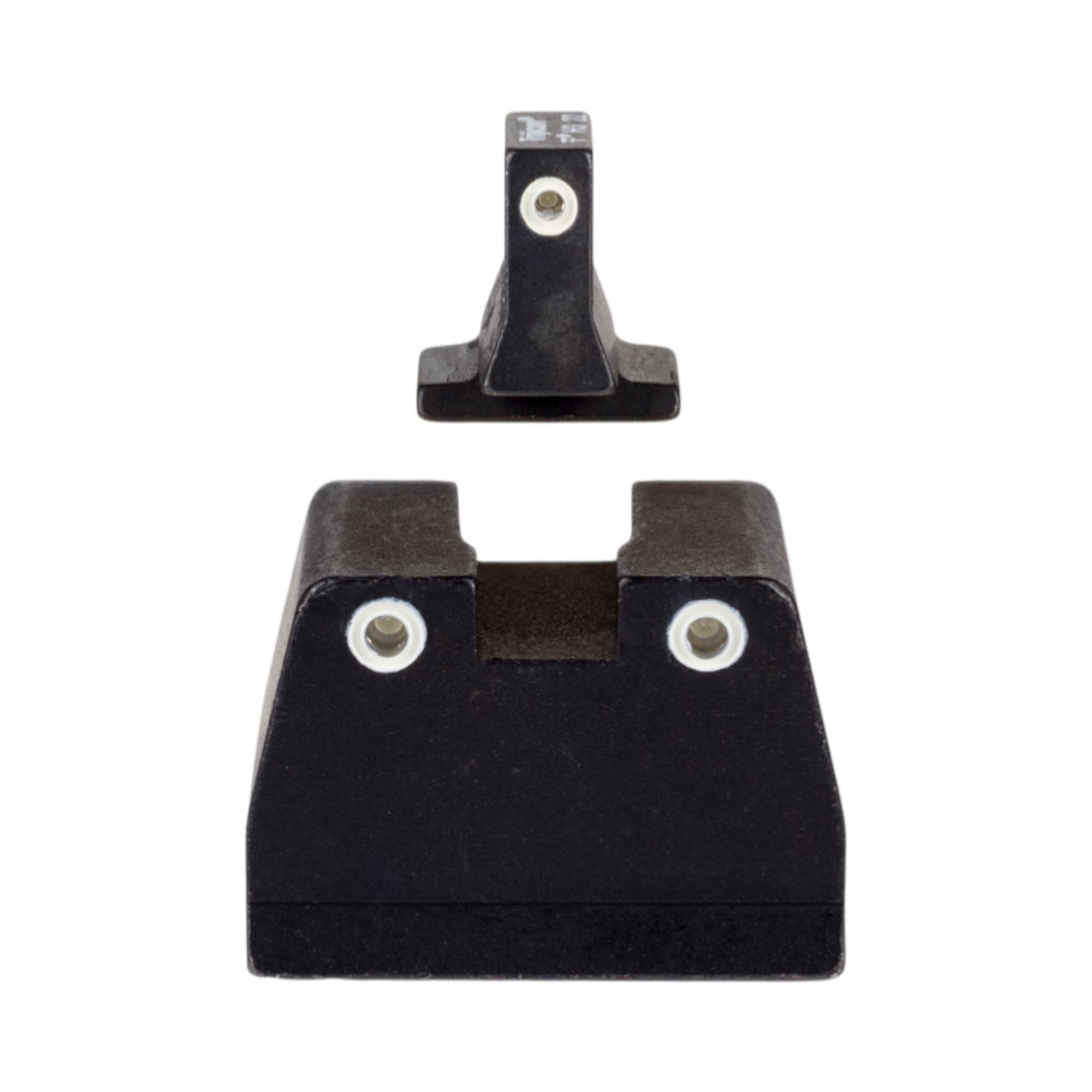 Trijicon® Suppressor/Optic Height Sight Set w/ White Front/White Rear & Green Lamps - for FN .45