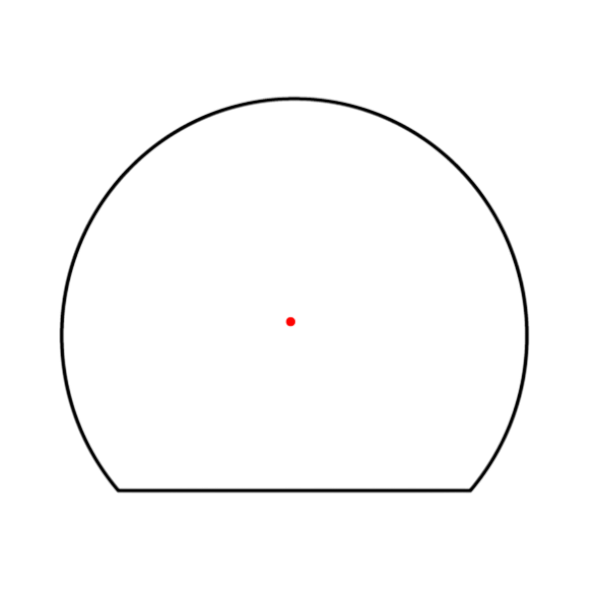 Trijicon SRO® regulējams LED tēmēklis ar 1,0 MOA sarkanu punktu