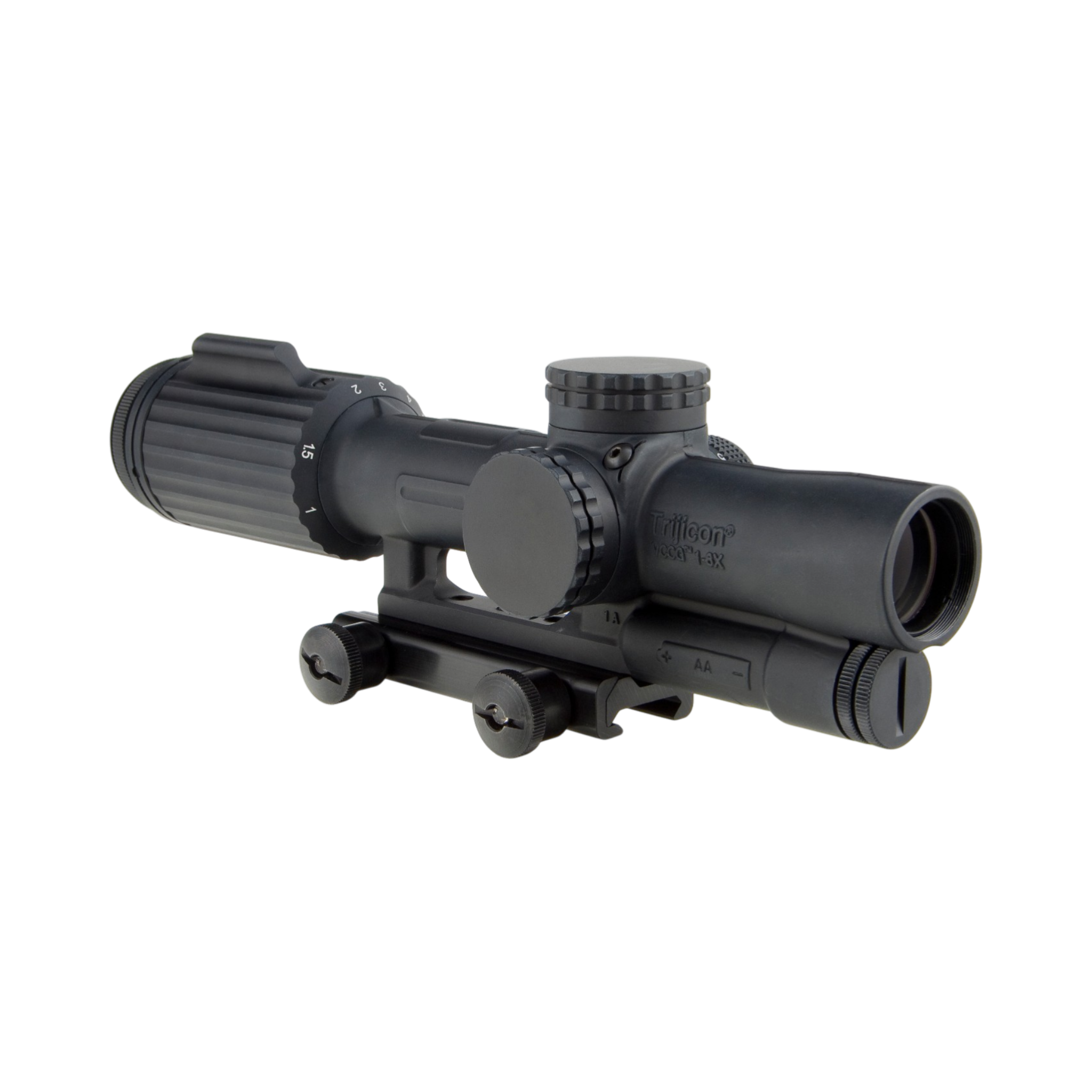 VCOG® 1-6x24 Riflescope Red HS Dot / Crosshair .223 / 77 Grain Ballistic Reticle w/ TA51 Mount