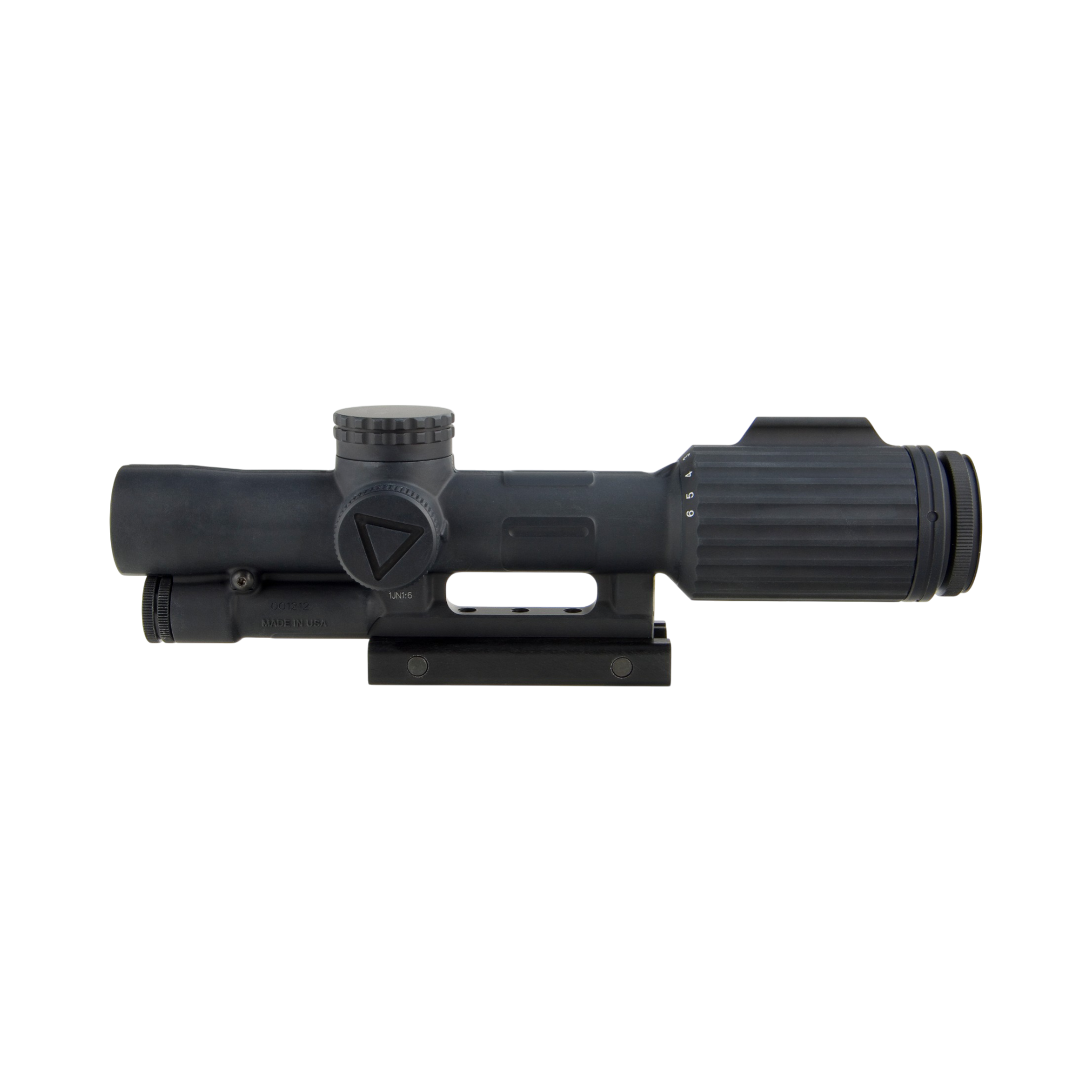 VCOG® 1-6x24 Riflescope Red Seg. Circle / Crosshair 300 BLK Ballistic Reticle w/ TA51 Mount