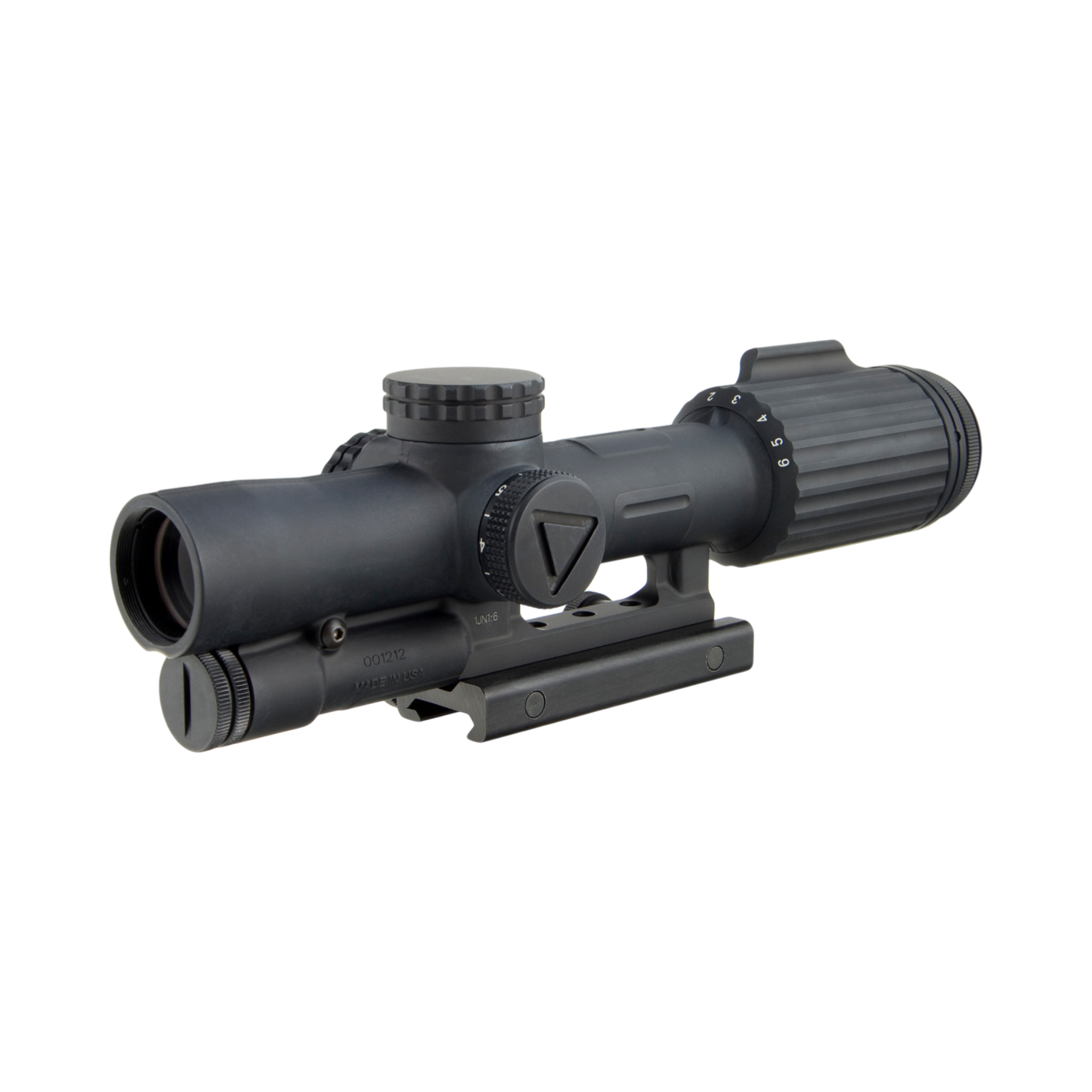 VCOG® 1-6x24; Green Seg. Circle/Crosshair MIL Govt. Reticle w/ Thumb Screw Mt.