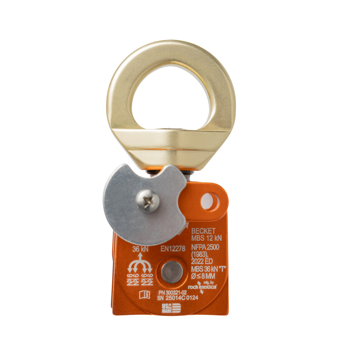 CMC Pulley, AZTEK Double, Orange
