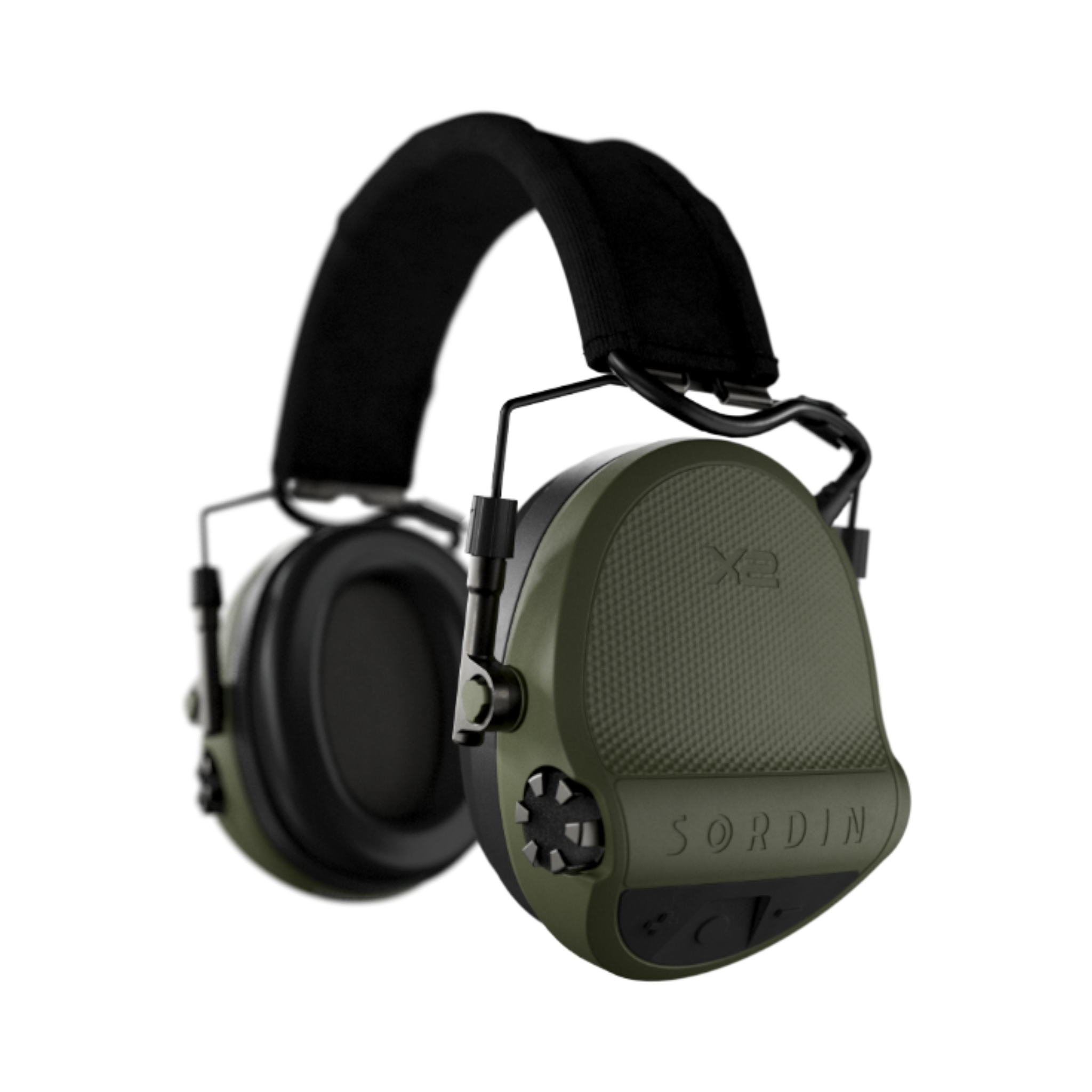 Sordin X2 SFA Headband textile Memoryfoam Green (301006-11HP)