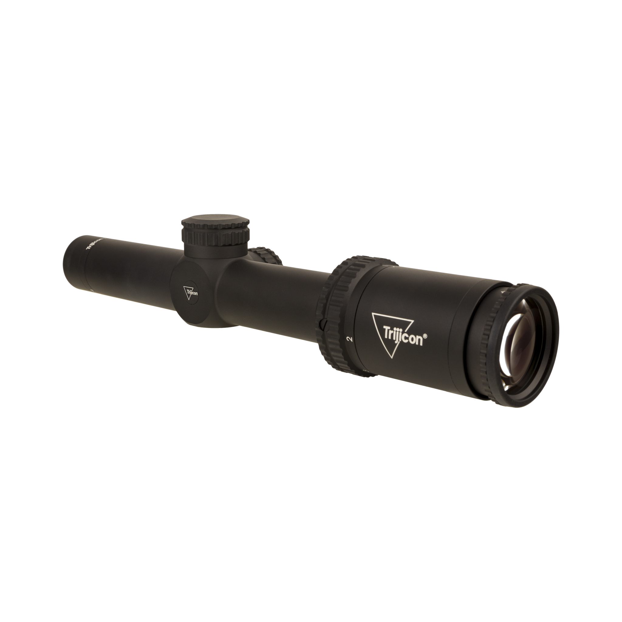 Ascent® 1-4x24 optiskais tēmēklis ar BDC mērķa fiksatoriem, 30 mm, matēti melns, regulatori ar aizsargvāciņiem