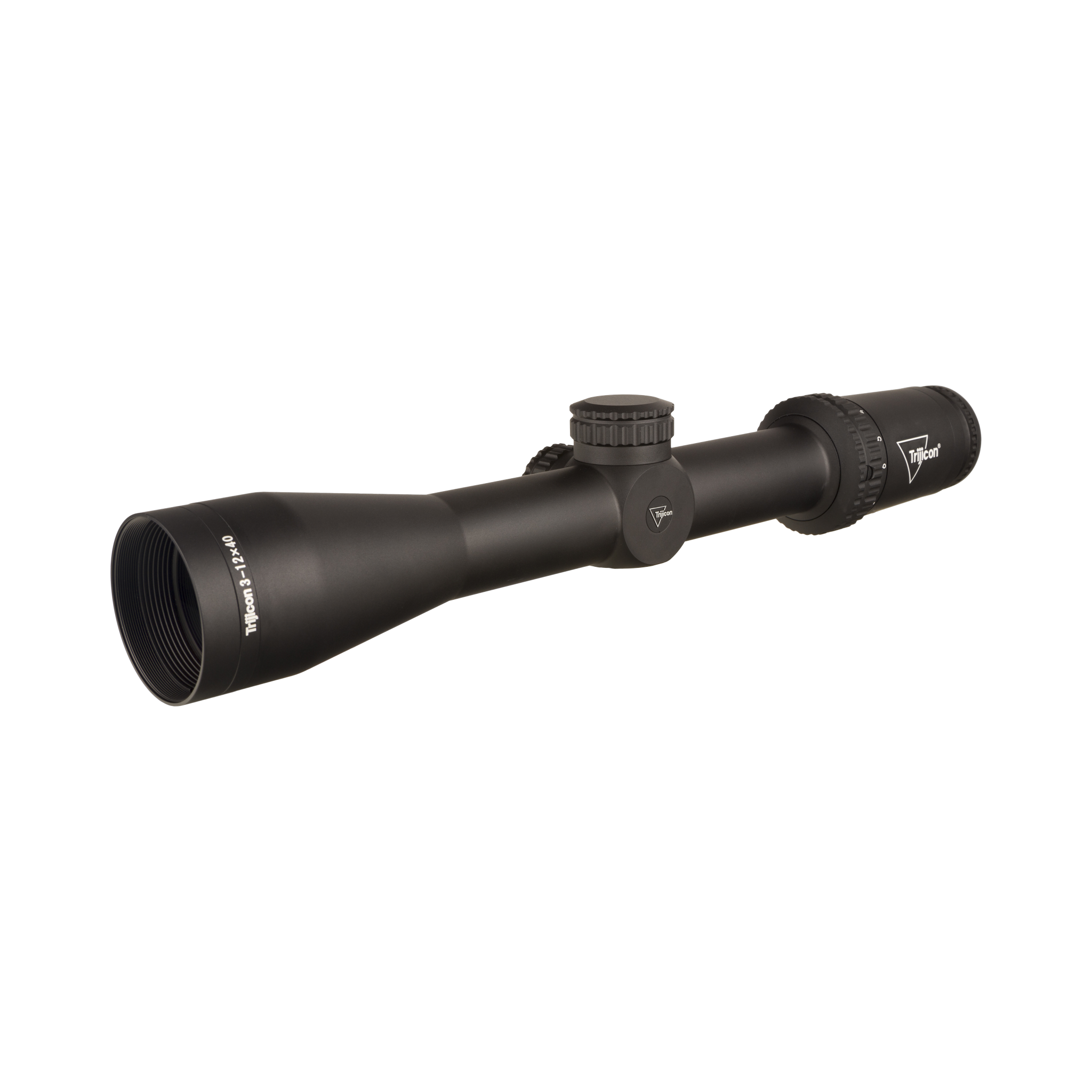 Ascent® 3-12x40 optiskais tēmēklis ar BDC mērķa fiksatoriem, 30 mm, matēti melns, regulatori ar aizsargvāciņiem