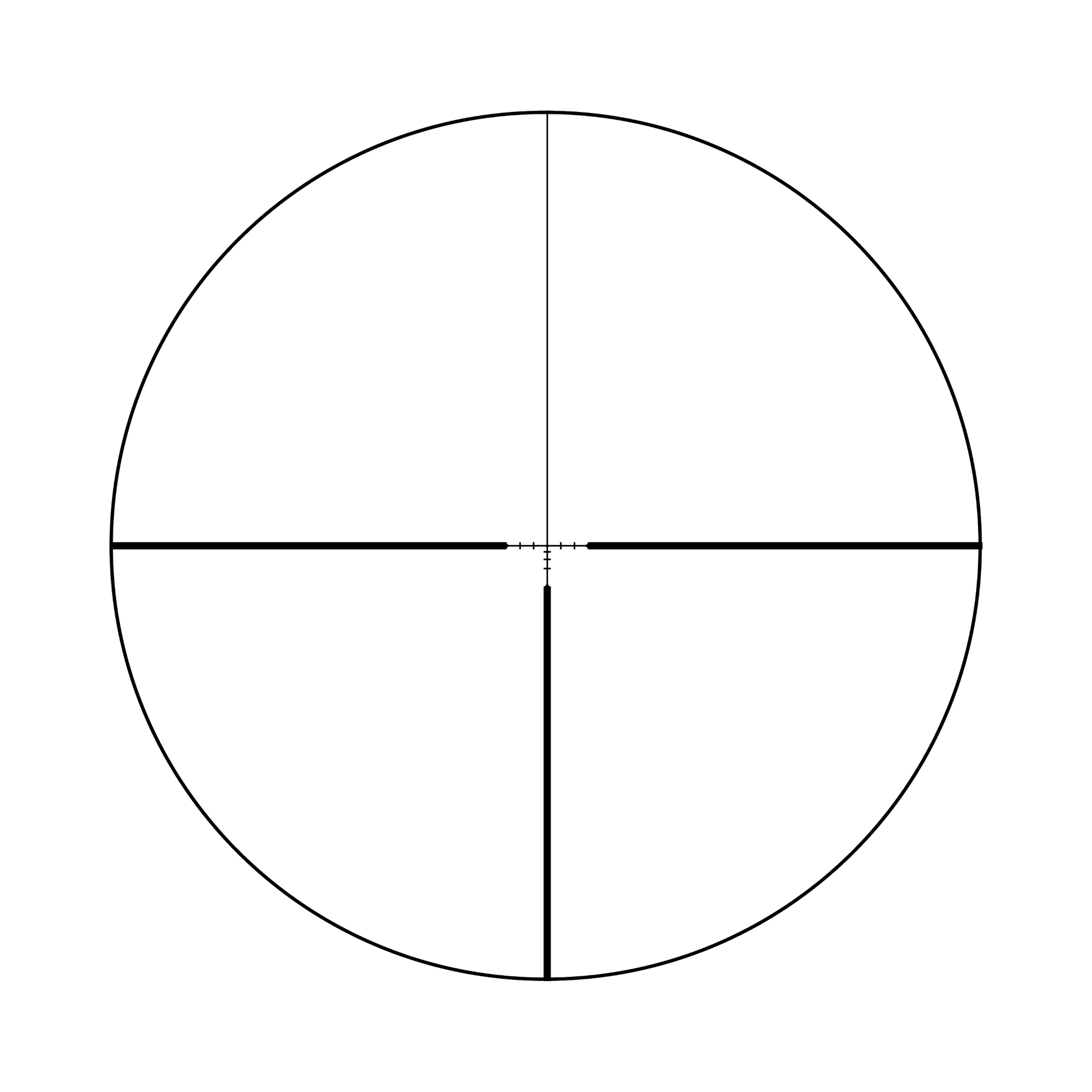 Huron® 1-4x24 optiskais tēmēklis BDC Hunter Holds, 30 mm, satīna melns, regulatori ar aizsargvāciņiem