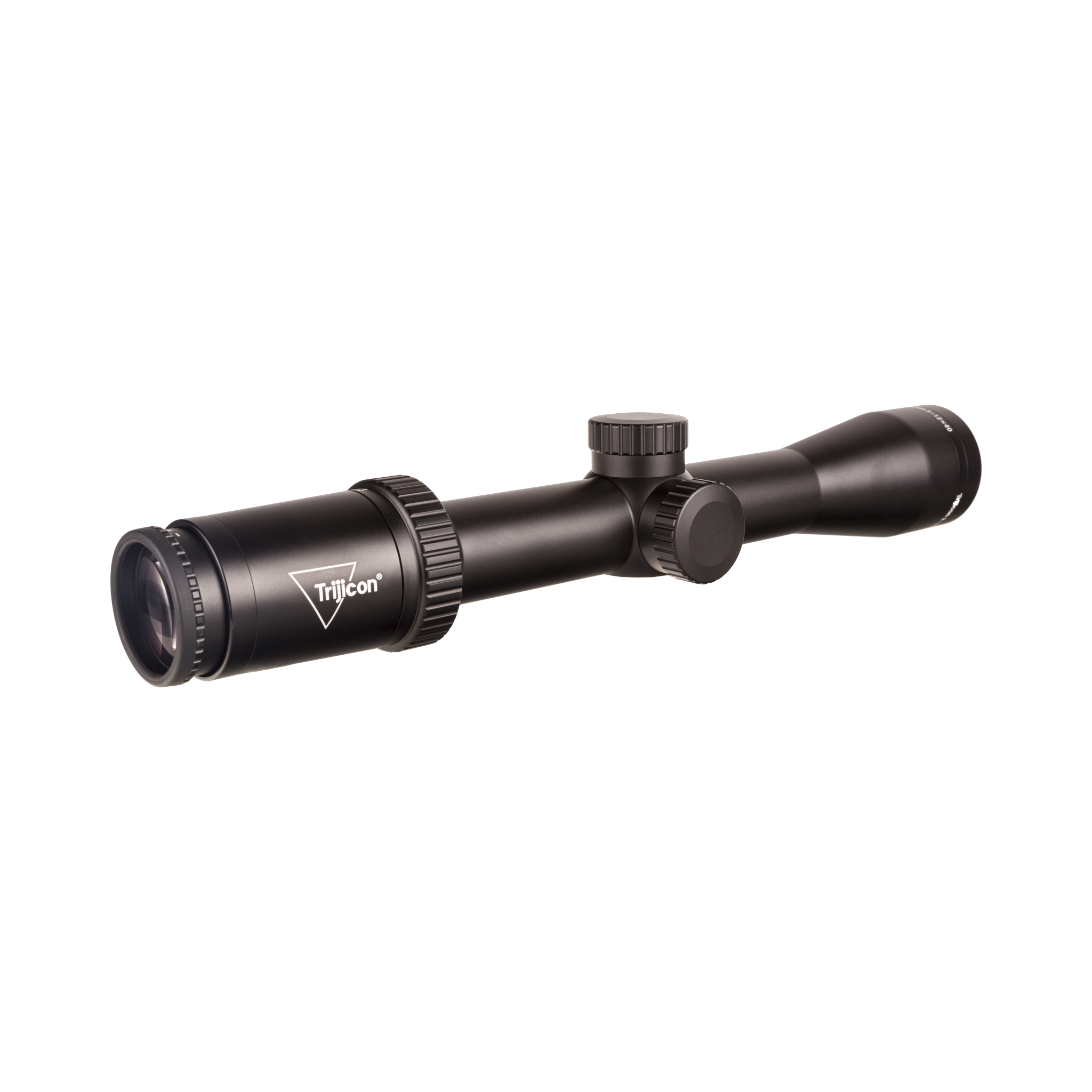 Huron® 3-12x40 Riflescope BDC Hunter Holds, 30mm, Satin Black, Capped Adjusters