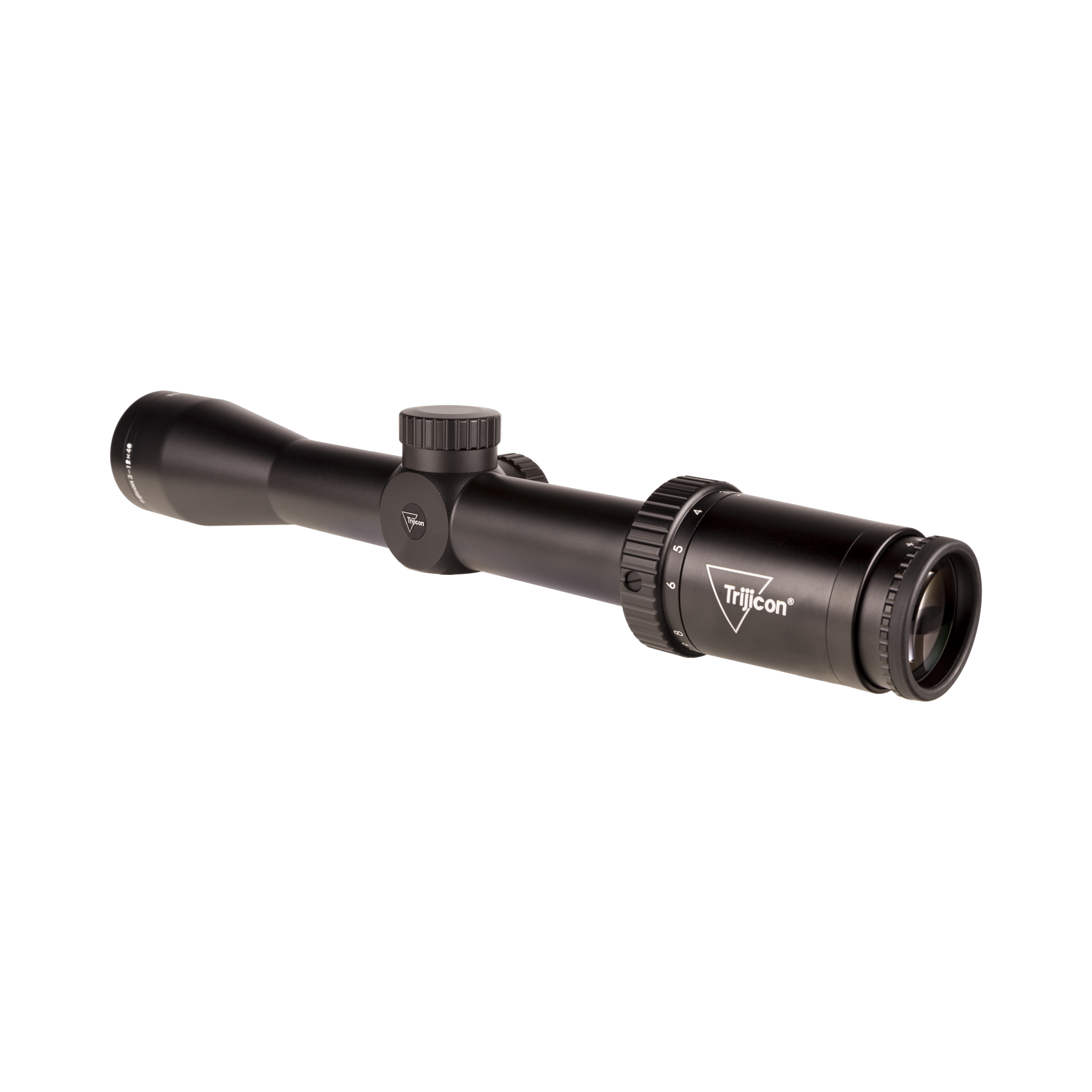 Huron® 3-12x40 Riflescope BDC Hunter Holds, 30mm, Satin Black, Capped Adjusters