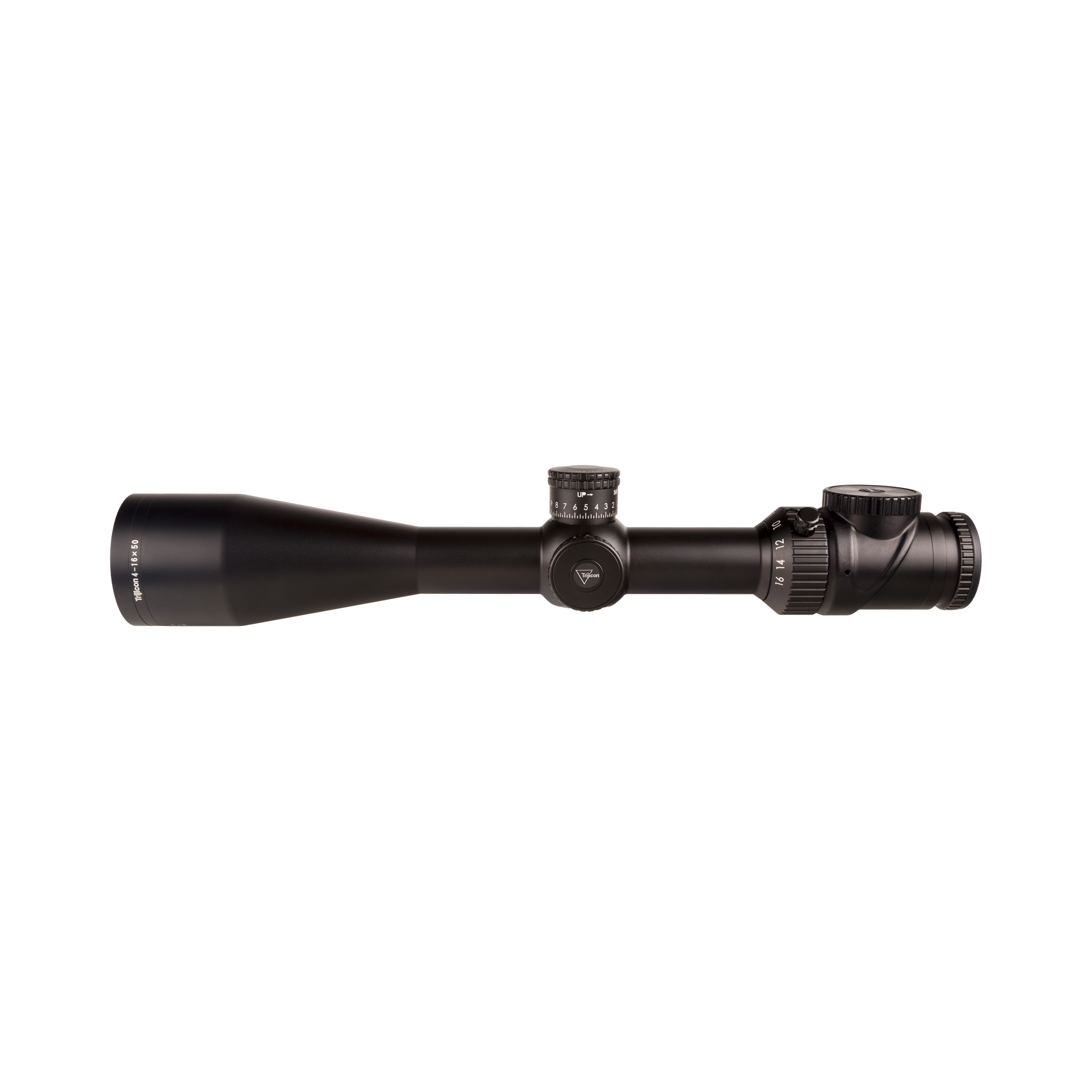 AccuPoint® 4–16x50 MOA attāluma mērīšanas krusts ar zaļu punktu, 30 mm, satīna melns, Exp. EL RTZ