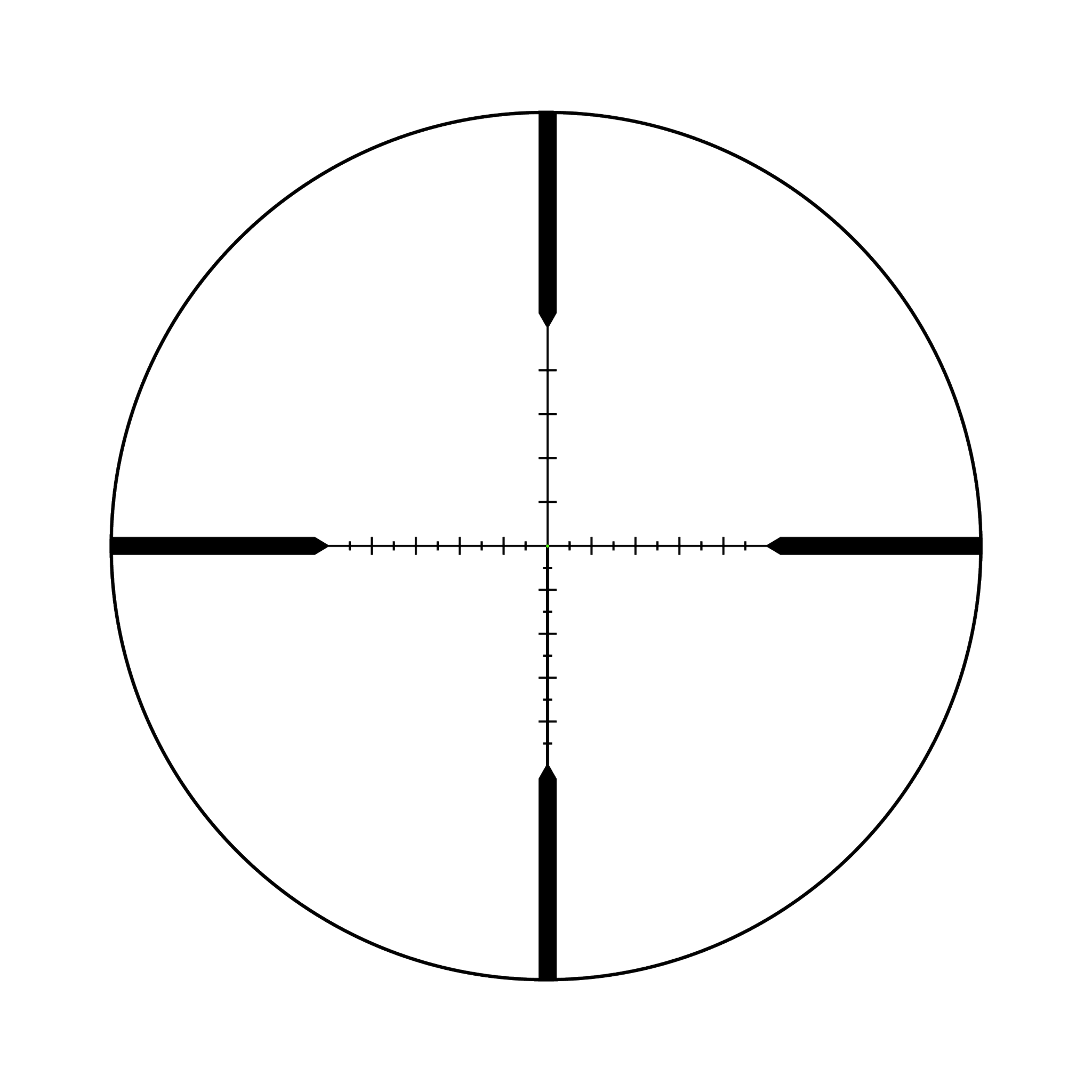 AccuPoint® 5–20x50 MRAD attāluma mērīšanas tēmēklis ar zaļo punktu, 30 mm, matēti melns, Exp. EL RTZ