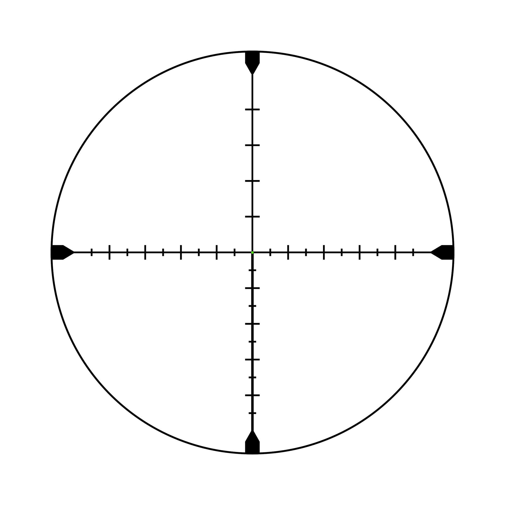 AccuPoint® 5–20x50 MRAD attāluma mērīšanas tēmēklis ar zaļo punktu, 30 mm, matēti melns, Exp. EL RTZ