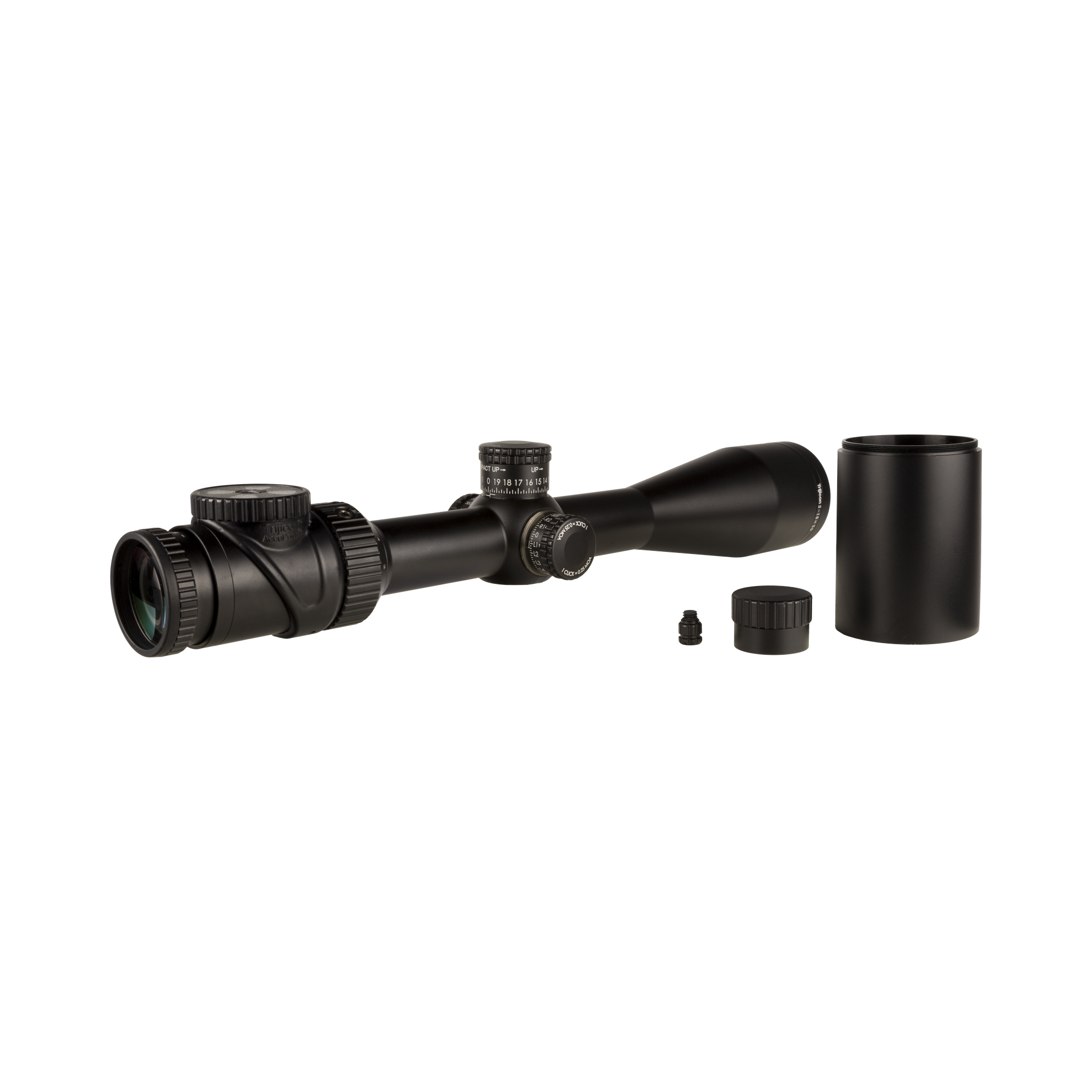 AccuPoint® 3-18x50 MOA attāluma mērīšanas tēmēklis ar zaļu punktu, 30 mm, satīna melns, atklāts EL ar RTZ