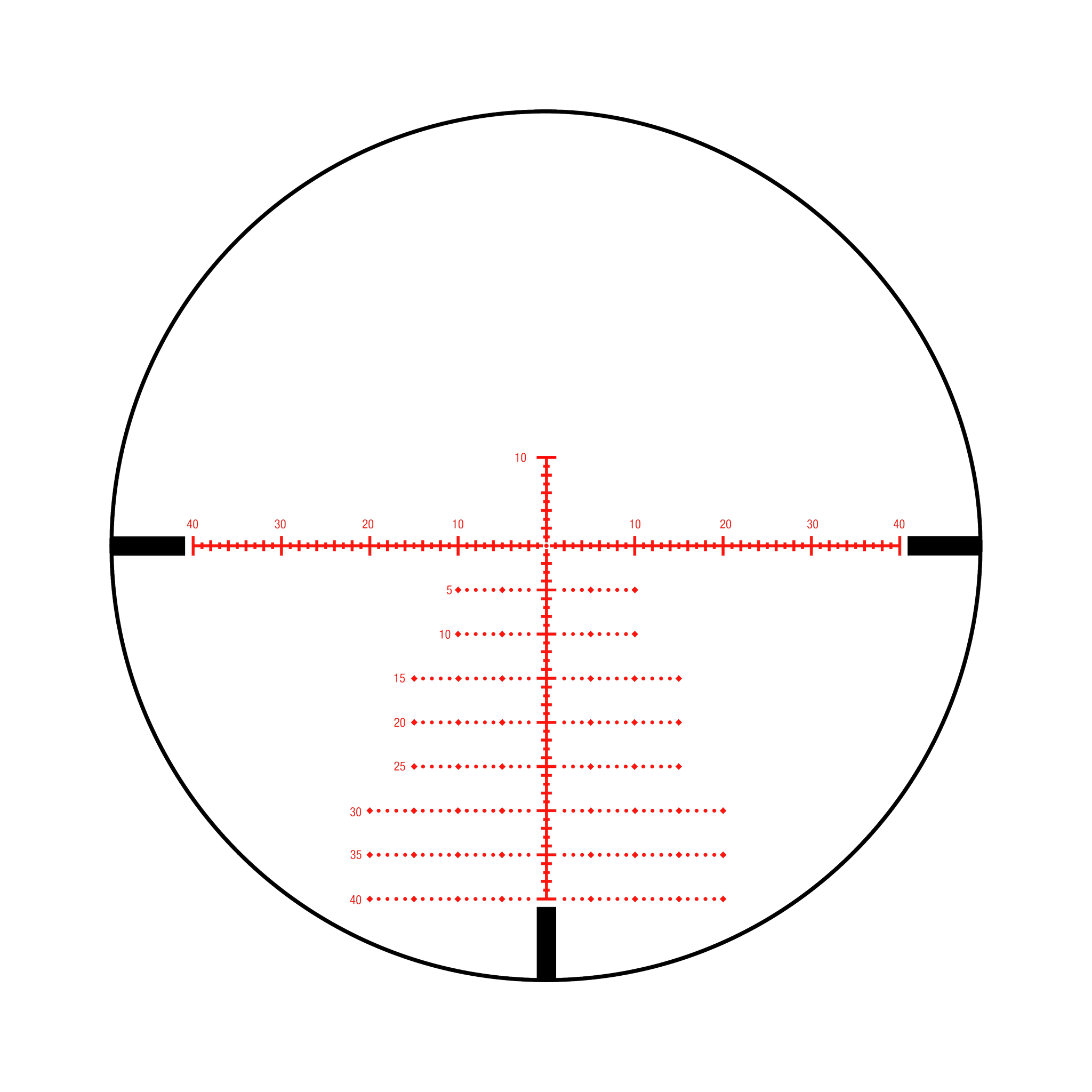 Tenmile® 4.5-30x56 FFP w/ Red/Green MOA Precision Tree, 34mm, Matte Black, Exp. EL RTZ