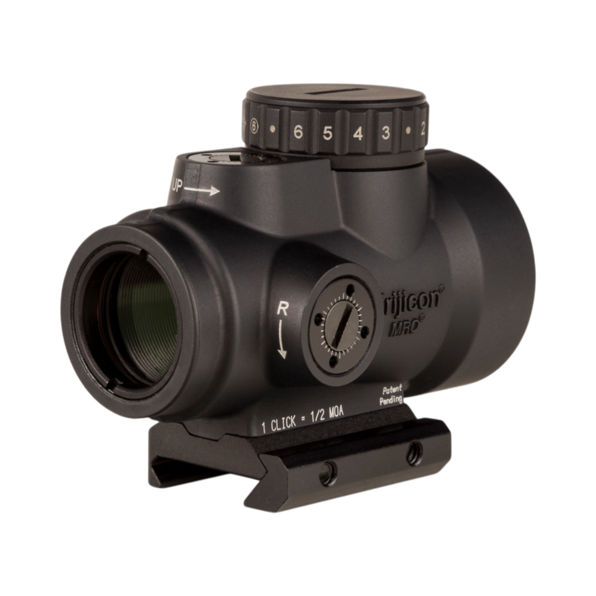 Trijicon MRO® HD 1x25 ar 68 MOA tēmēkli un 2,0 MOA punktu; zemas montāžas versija AC32067