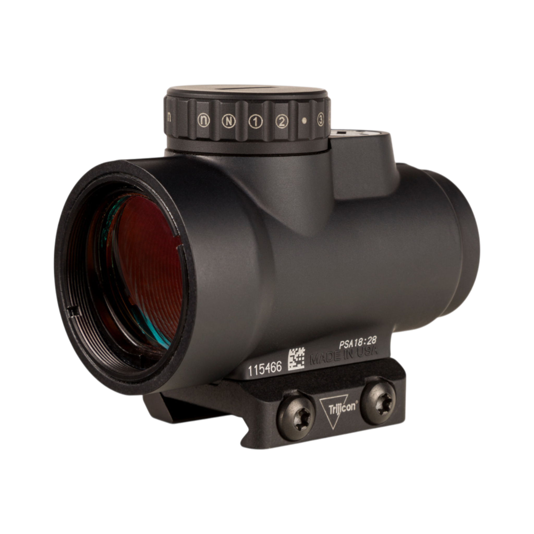 Trijicon MRO® HD 1x25 ar 68 MOA tēmēkli un 2,0 MOA punktu; zemas montāžas versija AC32067