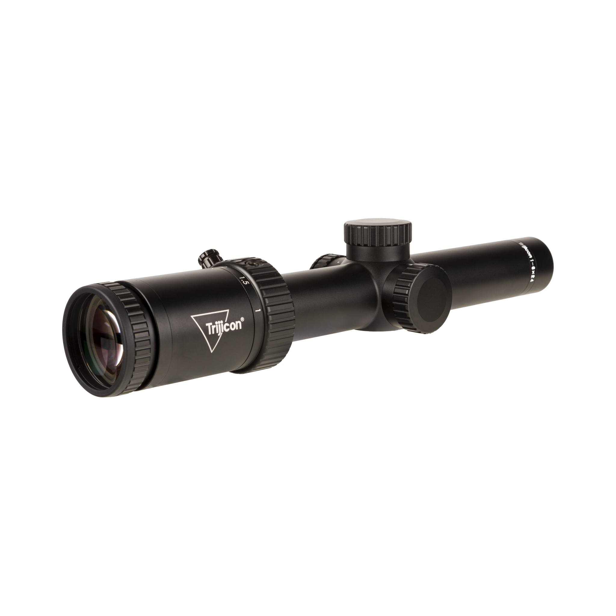 Credo® HX 1-6x24 SFP w/ Red PowerDot™, BDC Hunter Holds .223, 30mm, Satin Black, Low Capped