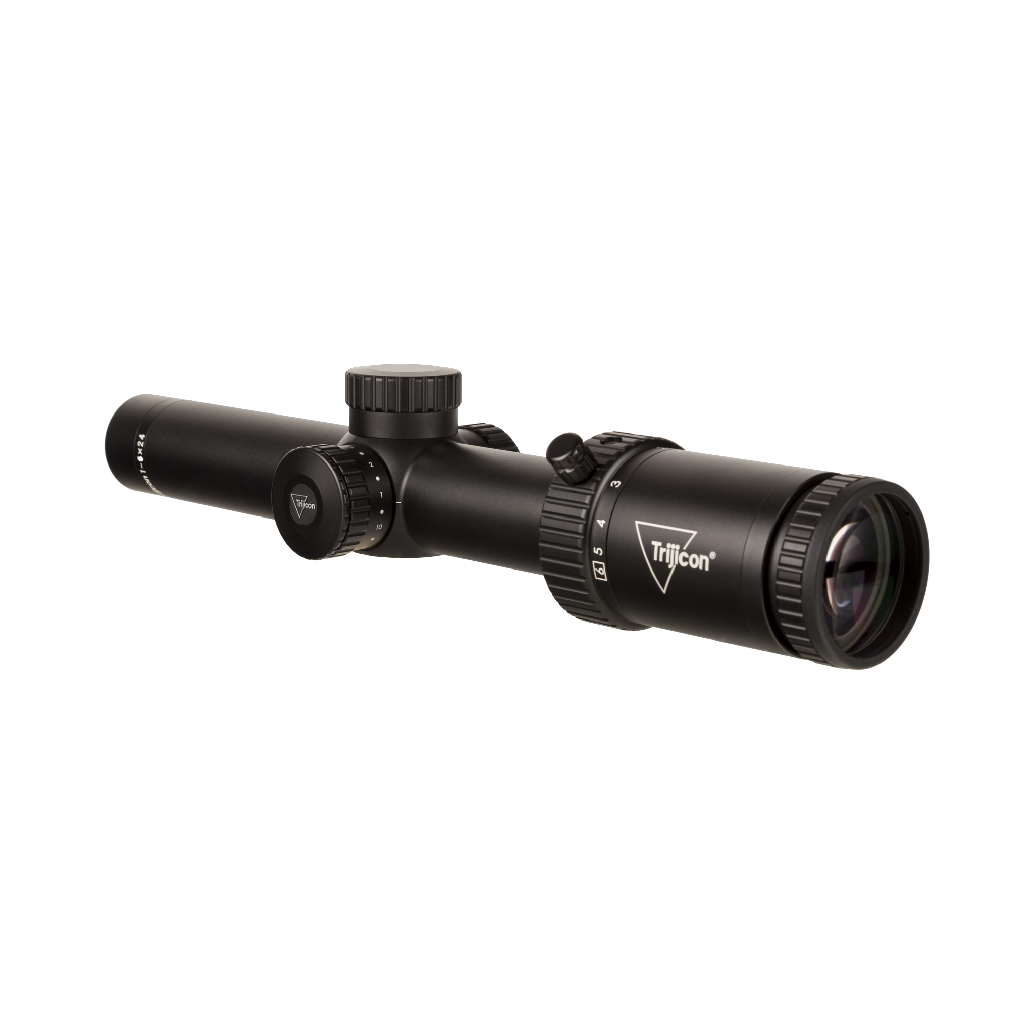 Credo® HX 1-6x24 SFP w/ Red PowerDot™, BDC Hunter Holds .223, 30mm, Satin Black, Low Capped