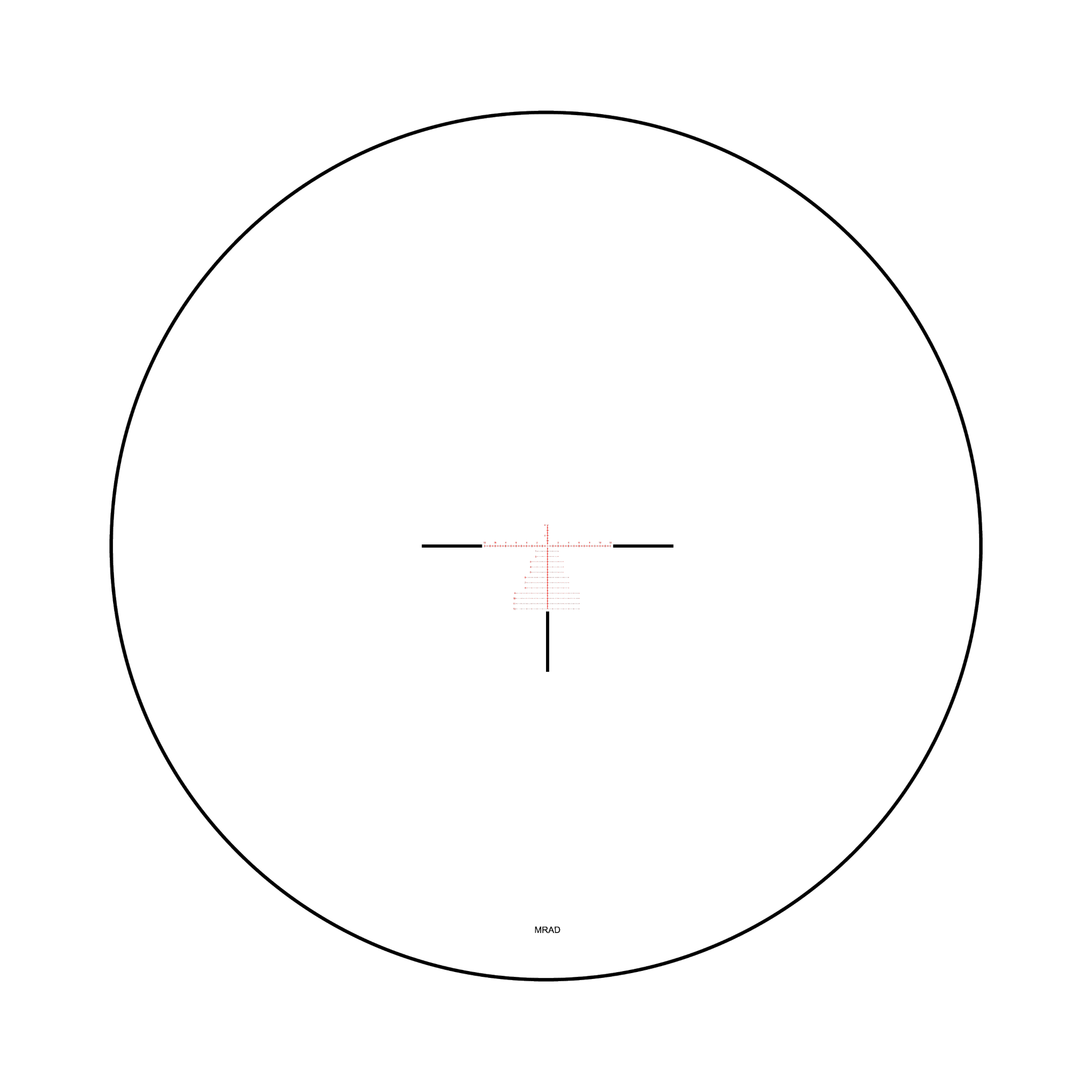 Credo® 2–10x36 FFP ar sarkanu MRAD precizitātes tēmēkli, 30 mm, matēti melns, Exp. EL RTZ