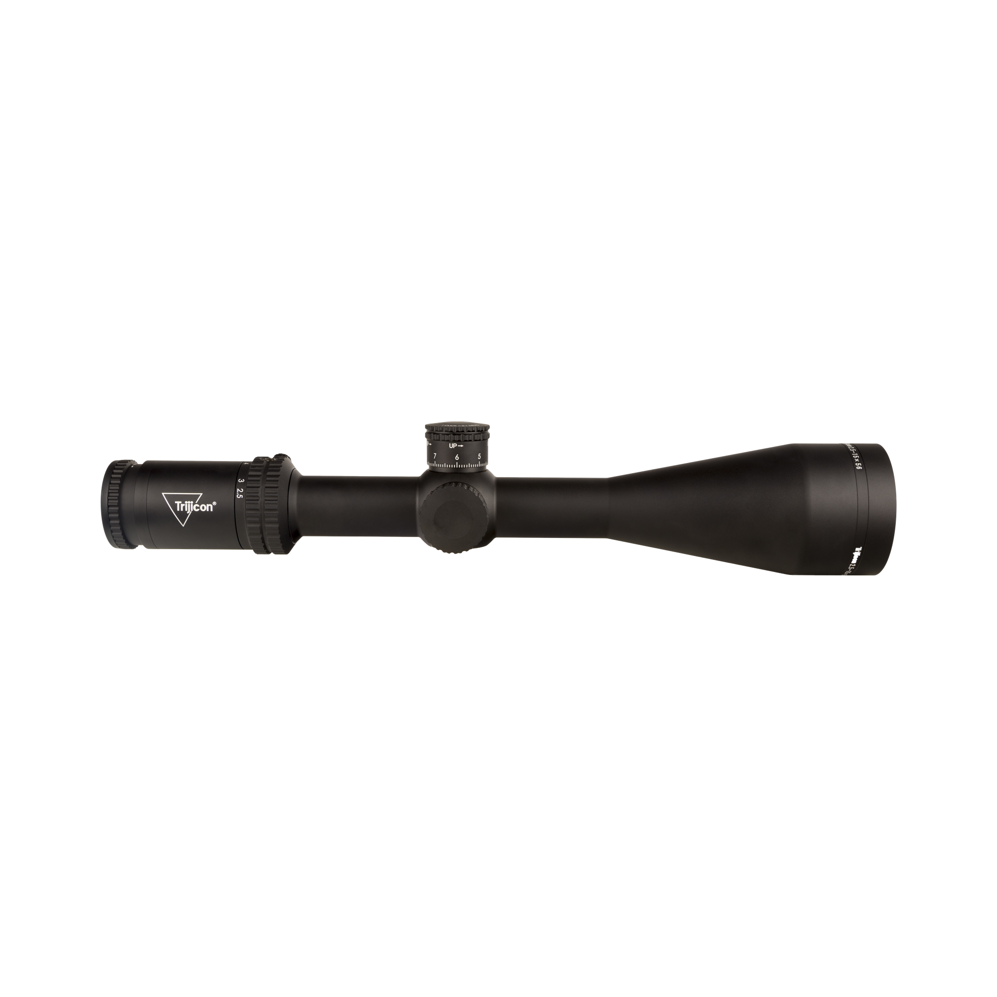 Credo® 2,5–15x56 SFP ar sarkanu MRAD centrālo punktu, 30 mm, matēti melns, Exp. EL RTZ