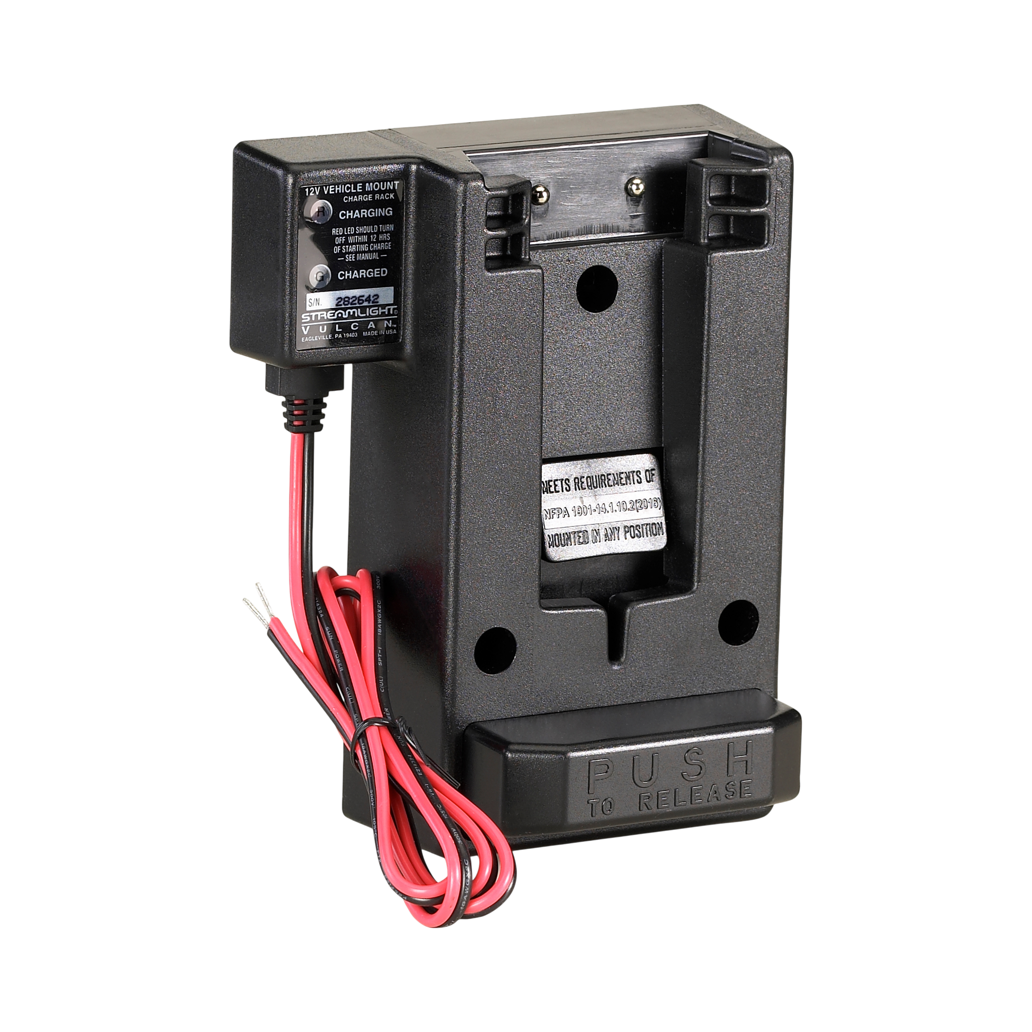 Streamlight Direct Wire 12V DC Mounting Rack (Vulcan Series) Black (44132)