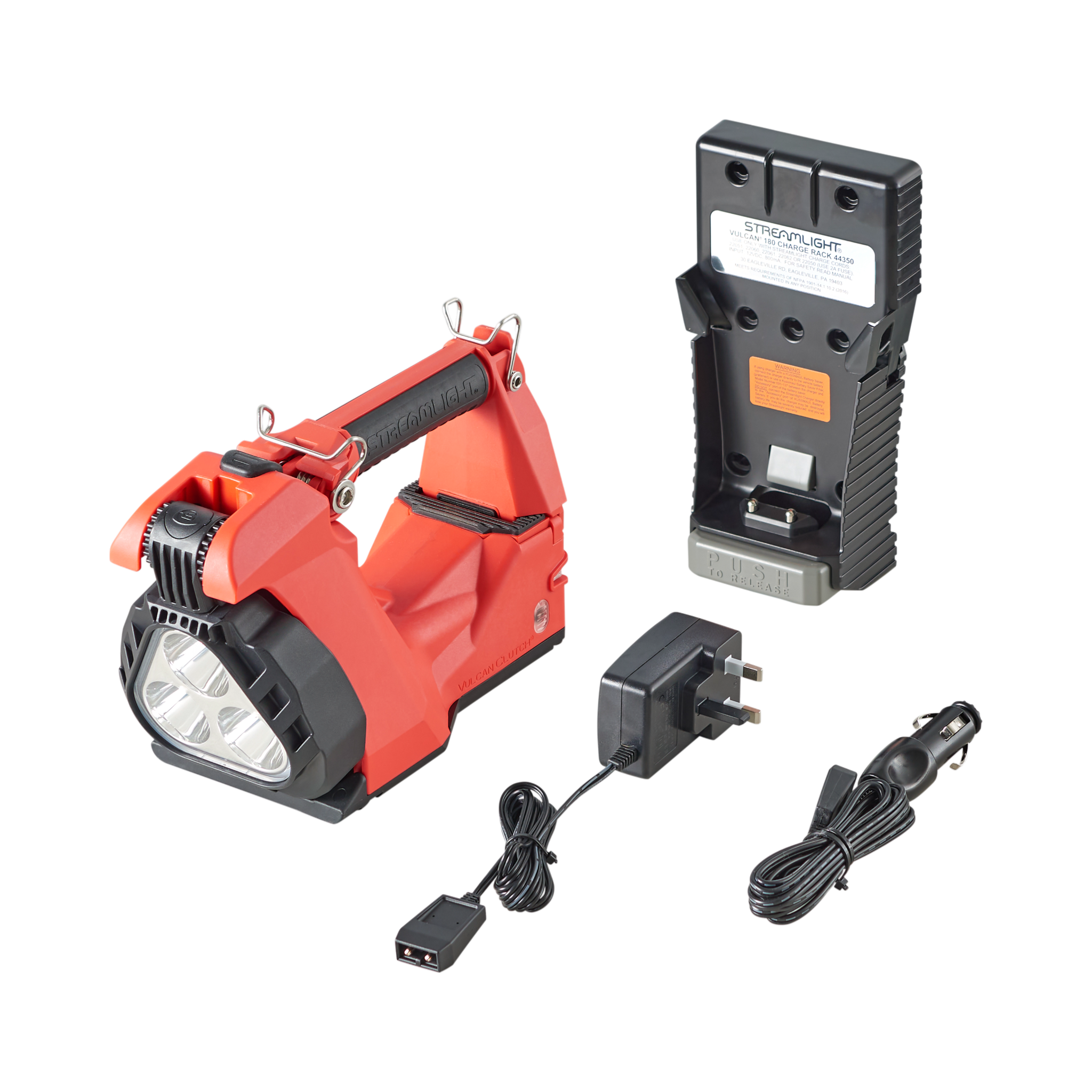 Streamlight Clutch – 240 V (Wielka Brytania) AC/12 V DC – pomarańczowy (44363)