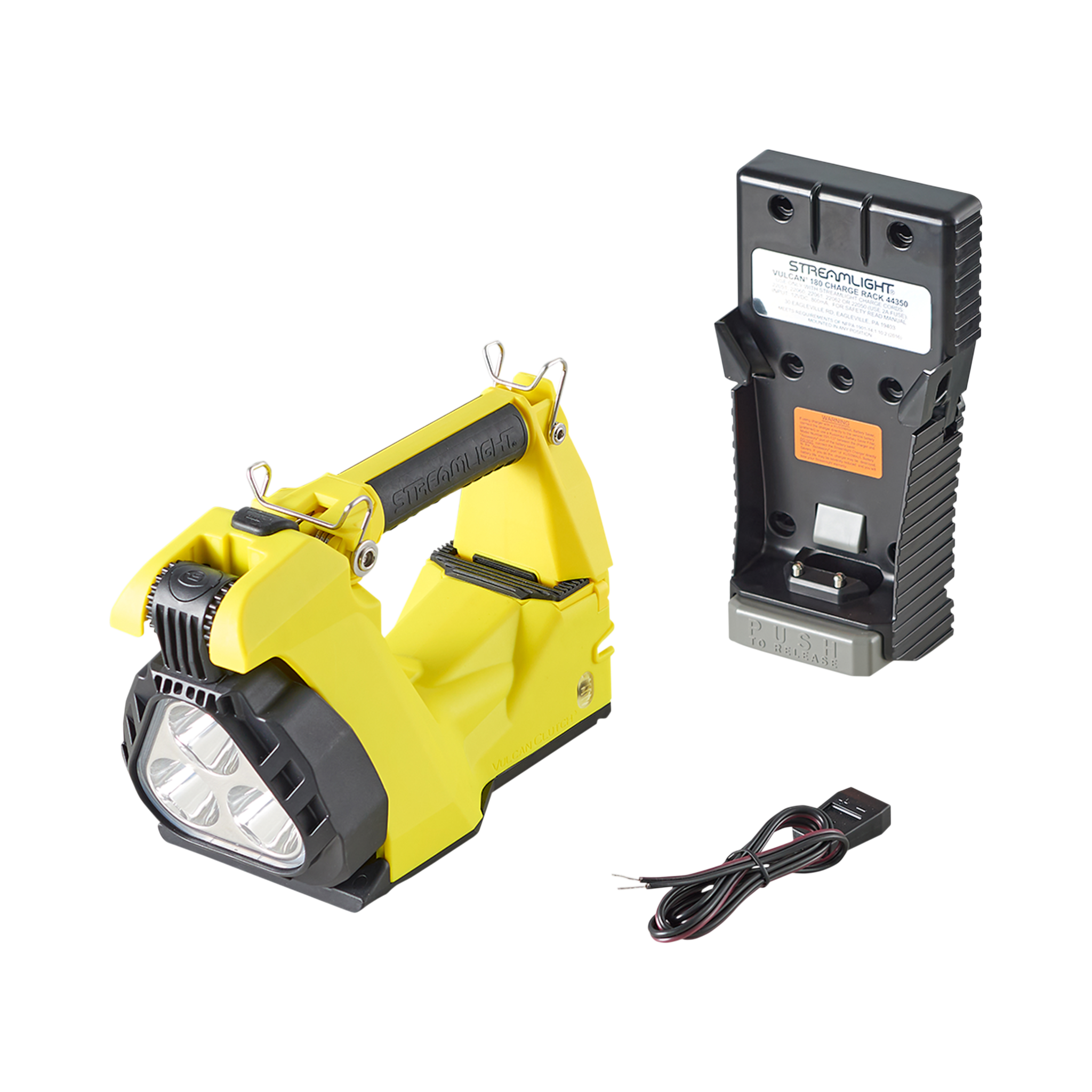 System mocowania do pojazdów Streamlight Clutch – 12 V DC – żółty (44375)