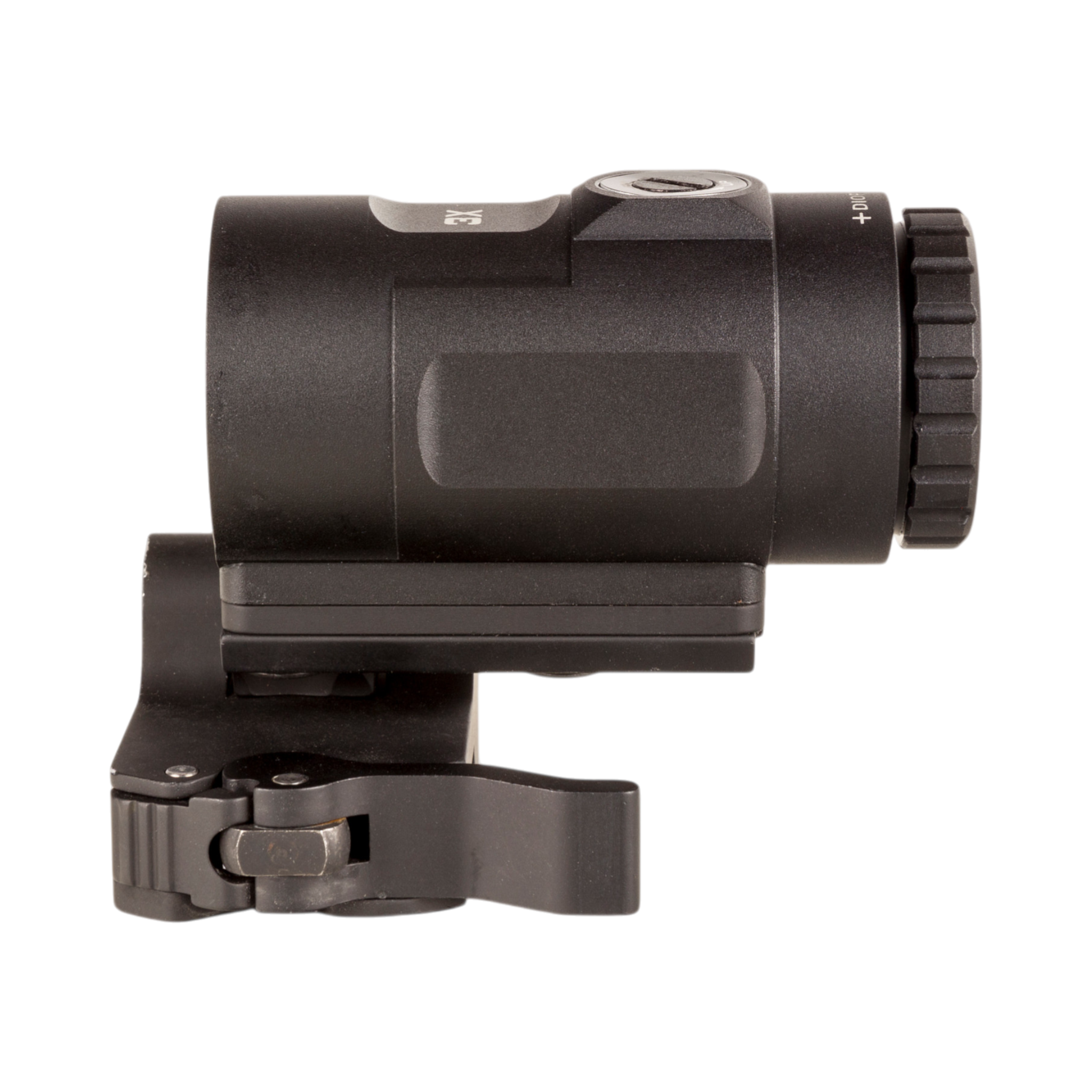 3X Magnifier w/ Adjustable Height Quick Release, Flip to Side Mount