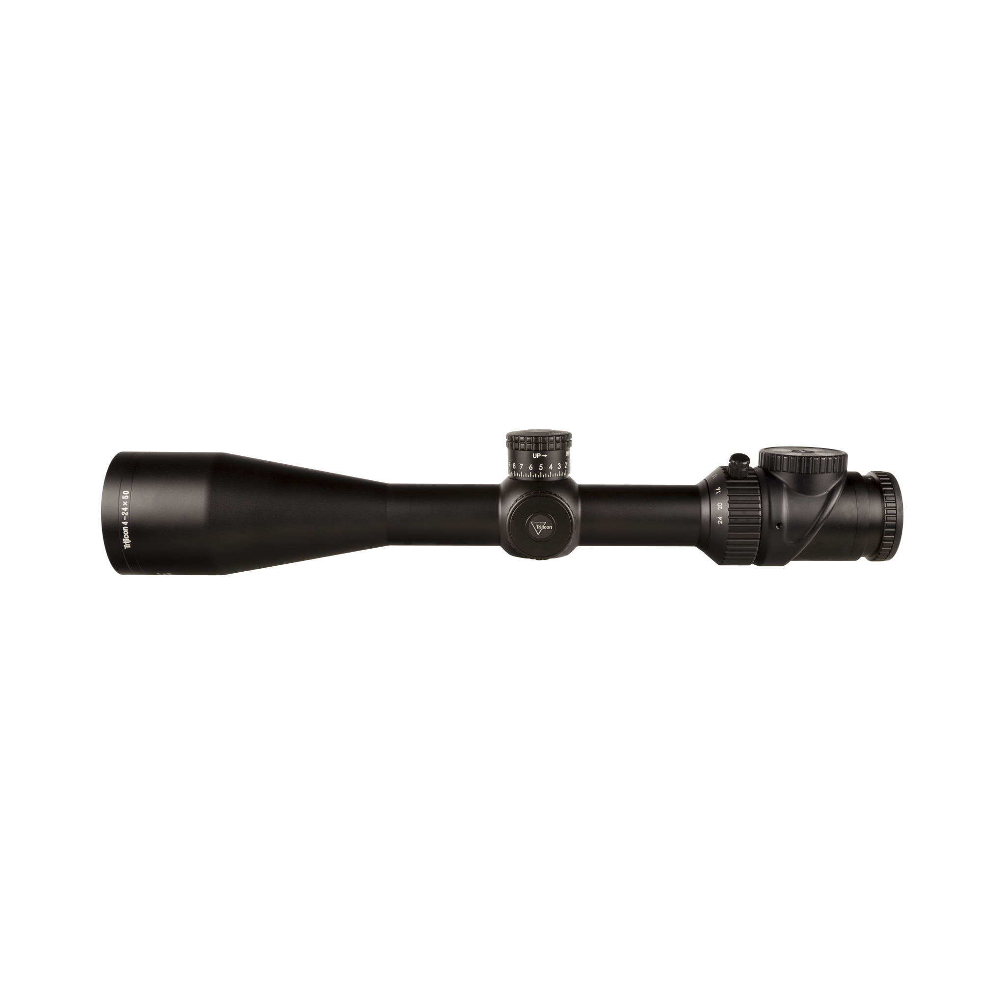 AccuPoint® 4–24x50 MOA attāluma mērīšanas tēmēklis ar zaļu punktu, 30 mm, satīna melns, Exp. EL RTZ