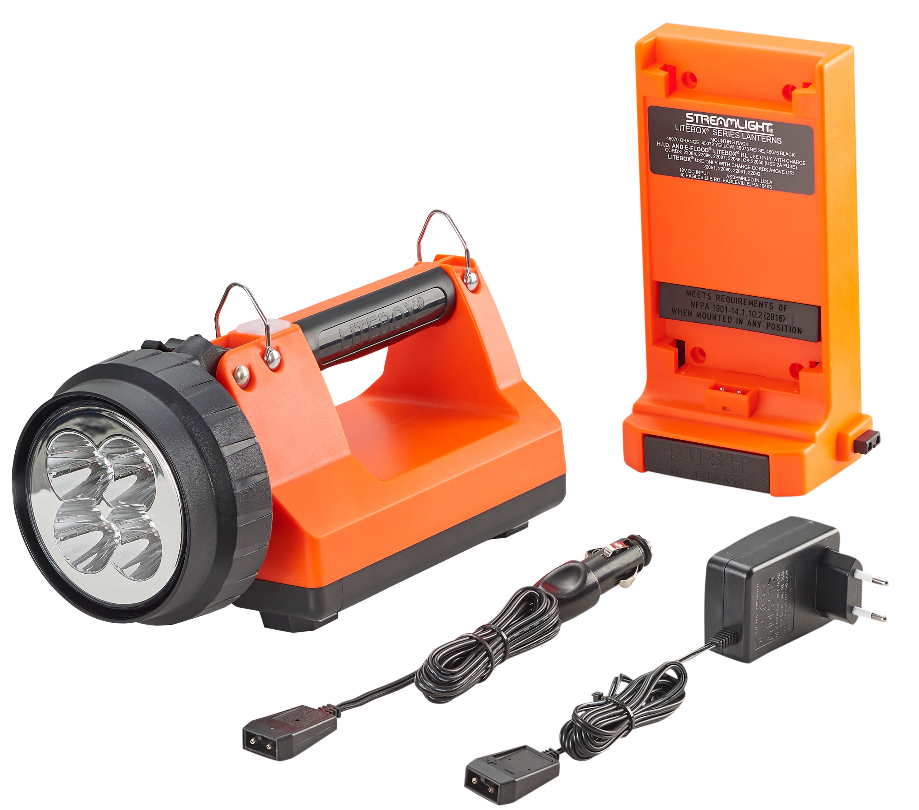 Streamlight E-Spot LiteBox Std. System - 230V AC/12V DC, Orange (45852)