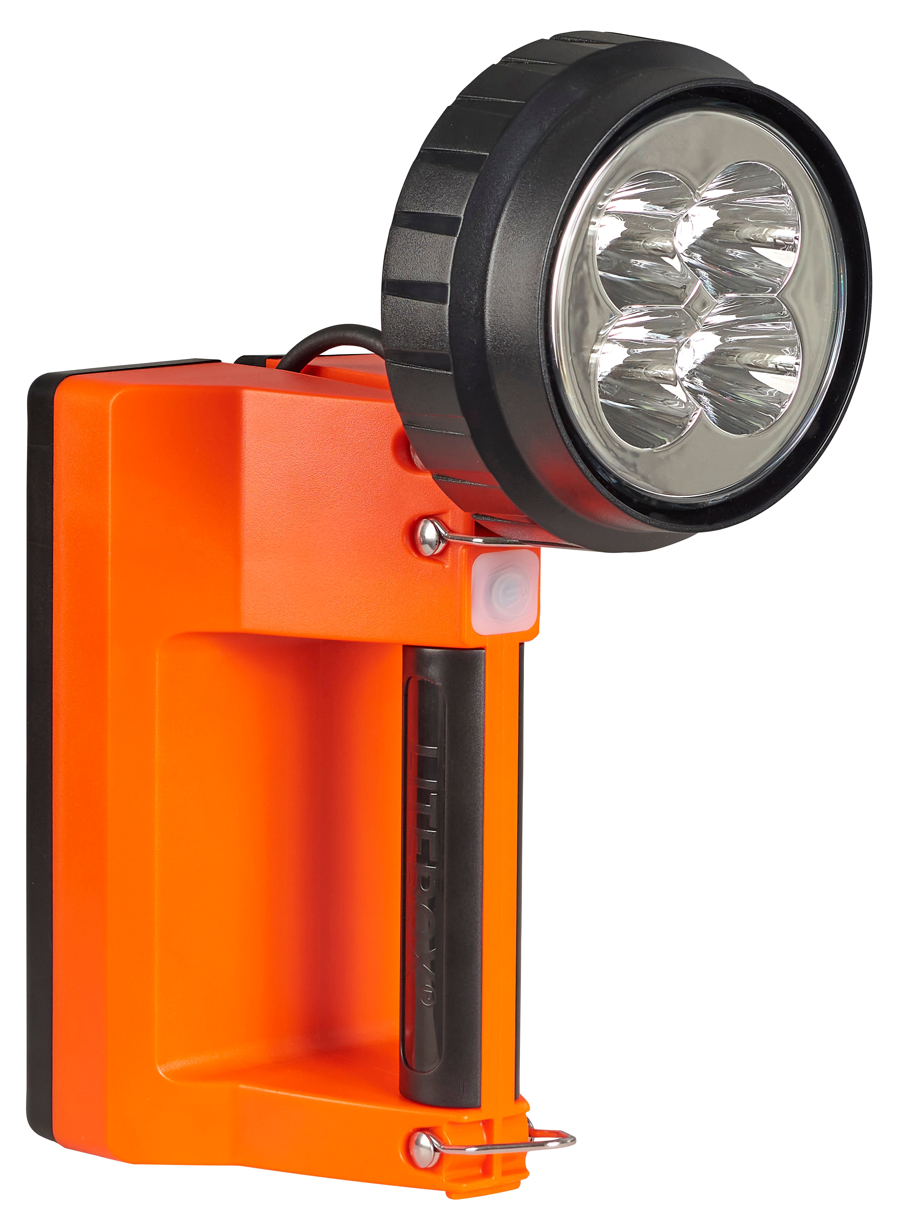 Streamlight LiteBox transporto priemonės montavimo sistema – 12 V DC tiesioginio laidinio stovo – oranžinė (45855)