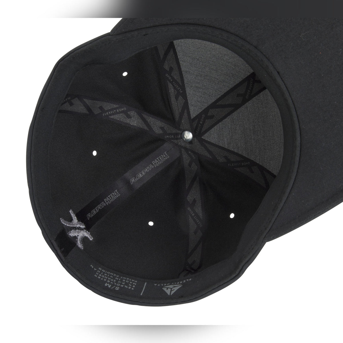 CMC Hat, Logo FlexFit Solid, SM/MD Black