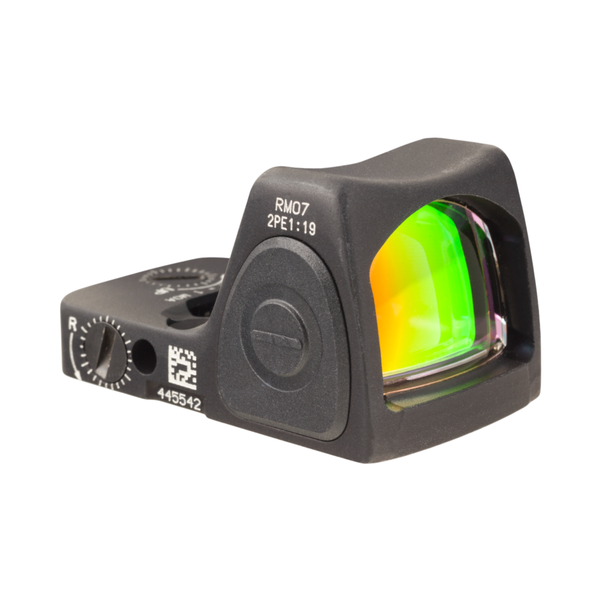 Trijicon Dual Defense™ komplekts – 6,5 MOA Red Dot RMR® Type 2 + balti/zaļi tēmēkļi Glock pistolei
