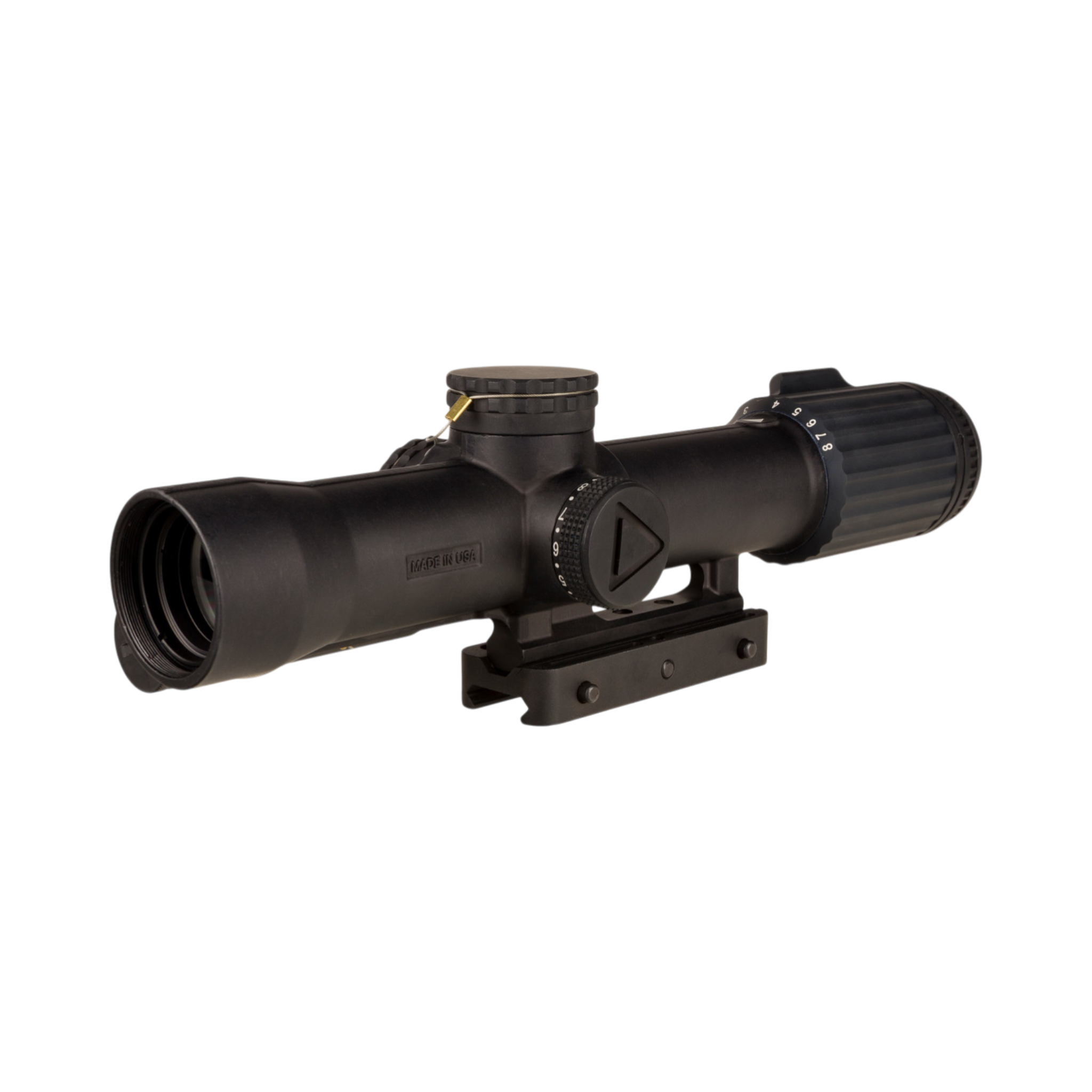 VCOG® 1-8x28 Riflescope, Red MRAD Crosshair Dot Reticle w/ Mount with Trijicon Q-LOC™ Technology