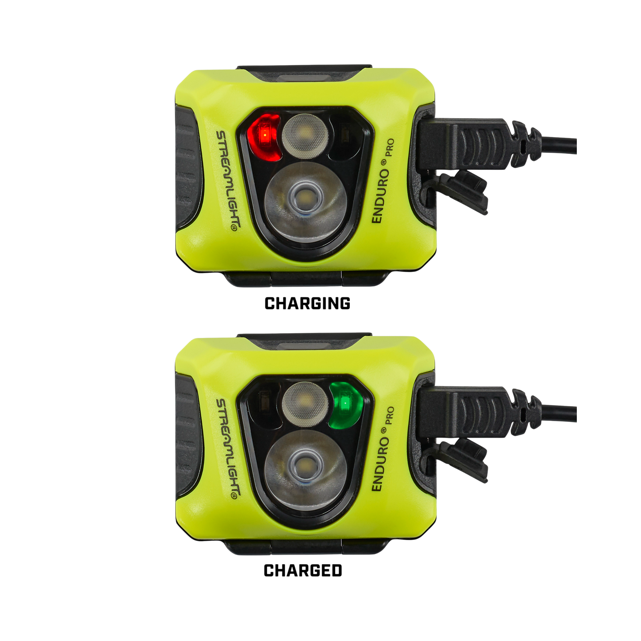 Streamlight Enduro Pro USB - Incl. USB cord, elastic head strap - Yellow (61435)