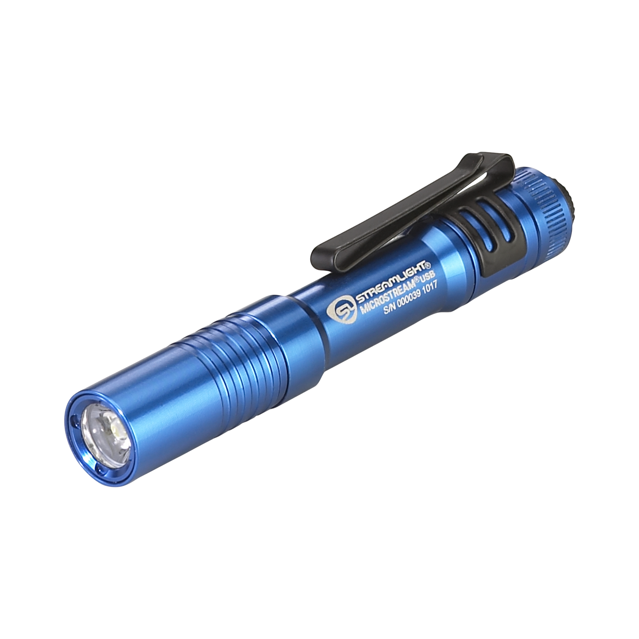 Streamlight MicroStream USB - Incl. USB cord and lanyard - Clam - Blue (66603)