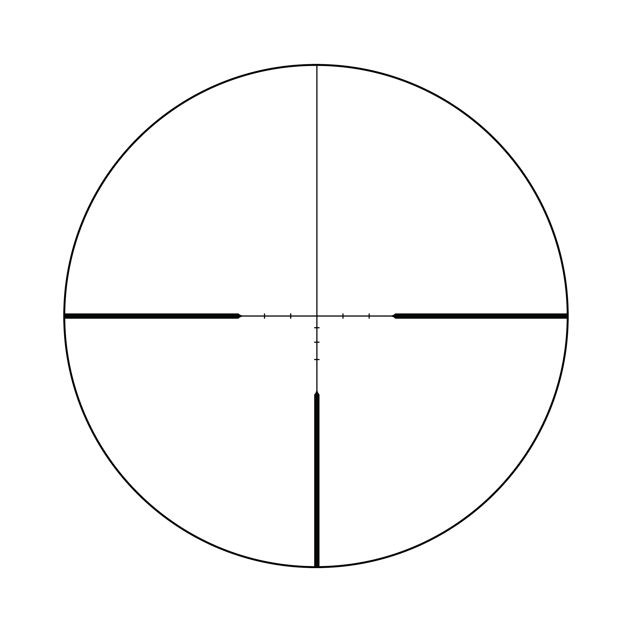 Huron® 4–16x50 optiskais tēmēklis BDC Hunter Holds, 30 mm, satīna melns, regulatori ar aizsargvāciņiem