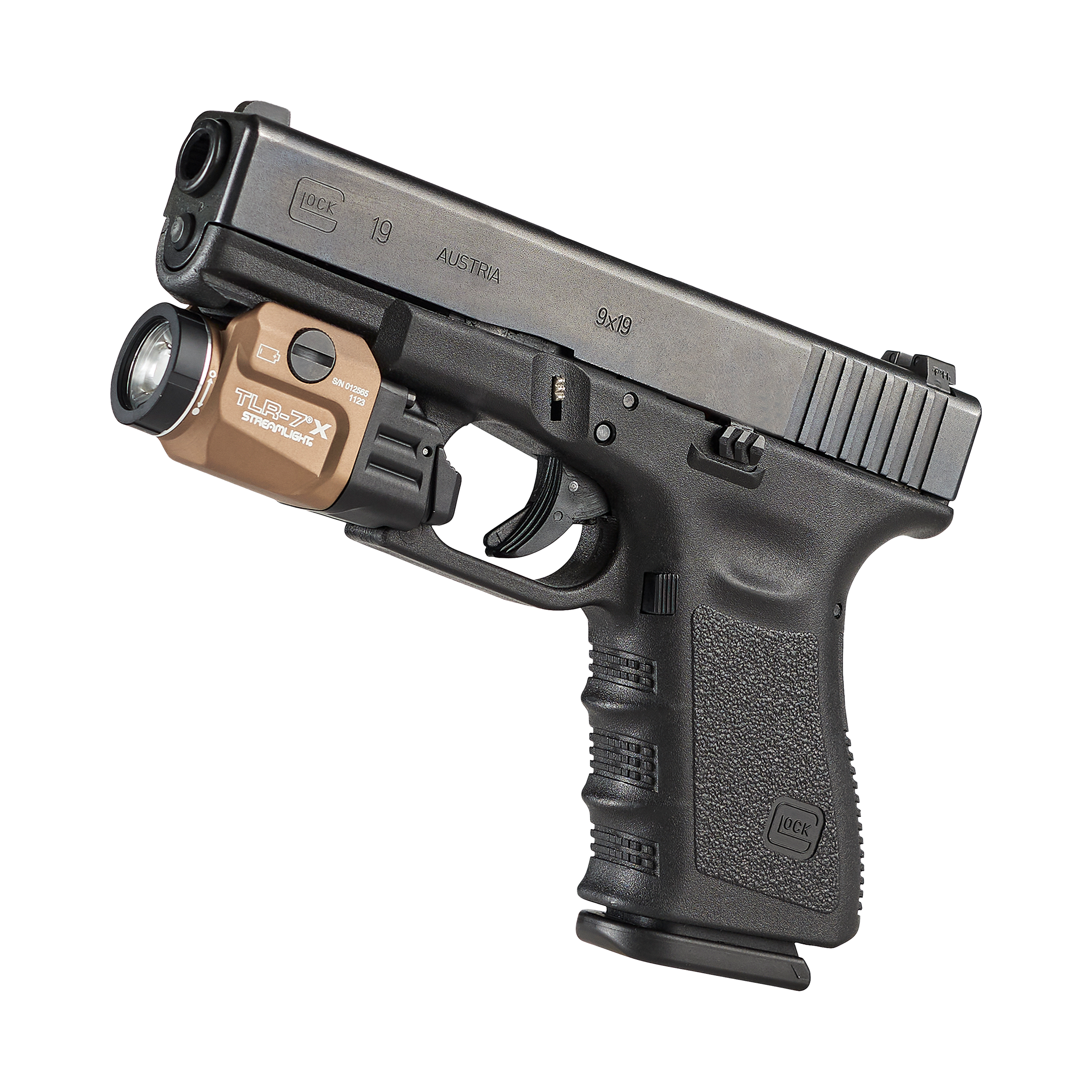 Streamlight TLR-7X incl. Low/High switch, CR123A battery, key kit-black box, FDE (69426)