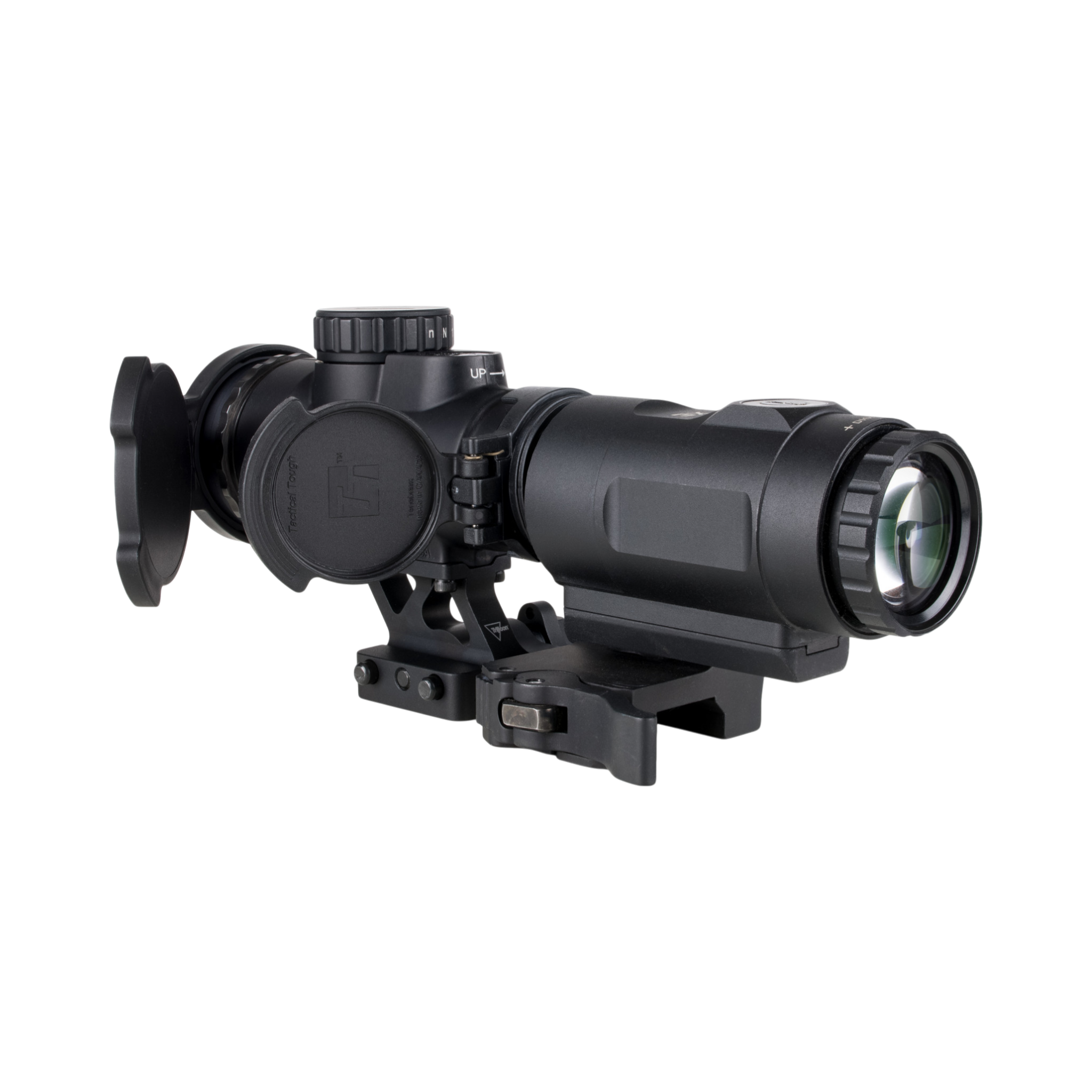 Trijicon MRO SD Patrol 1x25, 3x Mag, Adj. LED, 2 MOA Red Dot; Full CW Q-LOC (AC32070); 3X Mag QR-FTS