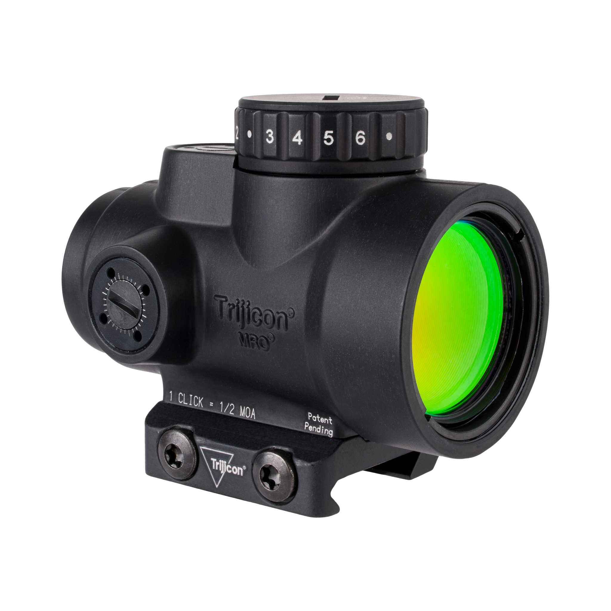 Trijicon MRO® SD 1x25 Green Dot Sight w/ 2.0 MOA Adjustable Red Dot; Low Mount (AC32067)