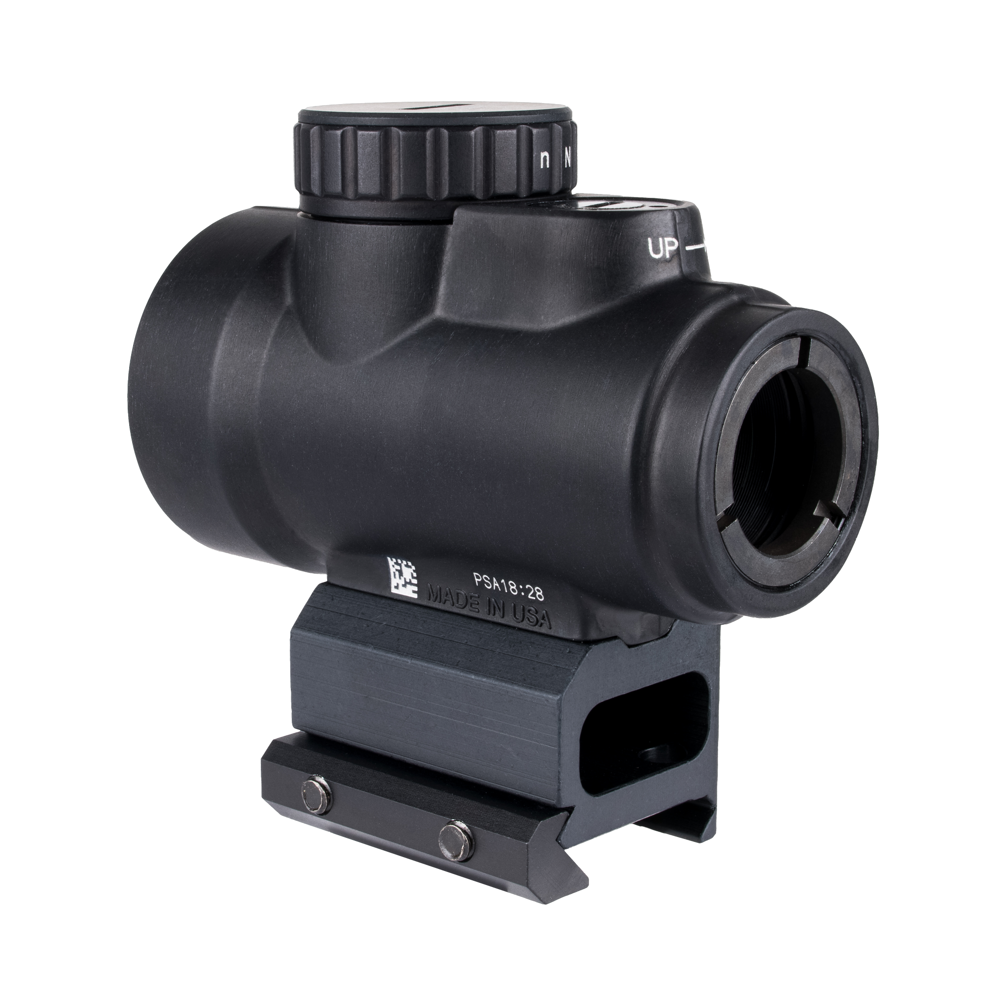 Trijicon MRO® SD 1x25 tēmēklis ar zaļu punktu, ar regulējamu zaļu punktu (2,0 MOA); pilnībā pulksteņrādītāja virzienā (AC32068)