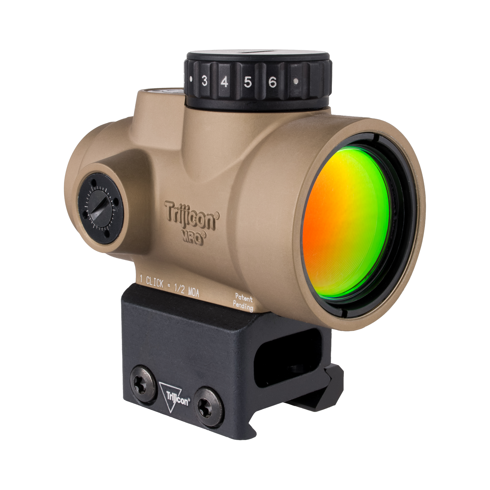 Trijicon MRO® SD 1x25 Adj. LED 2.0 MOA Red Dot, Coyote Brown Anodized; Full CW (AC32068)