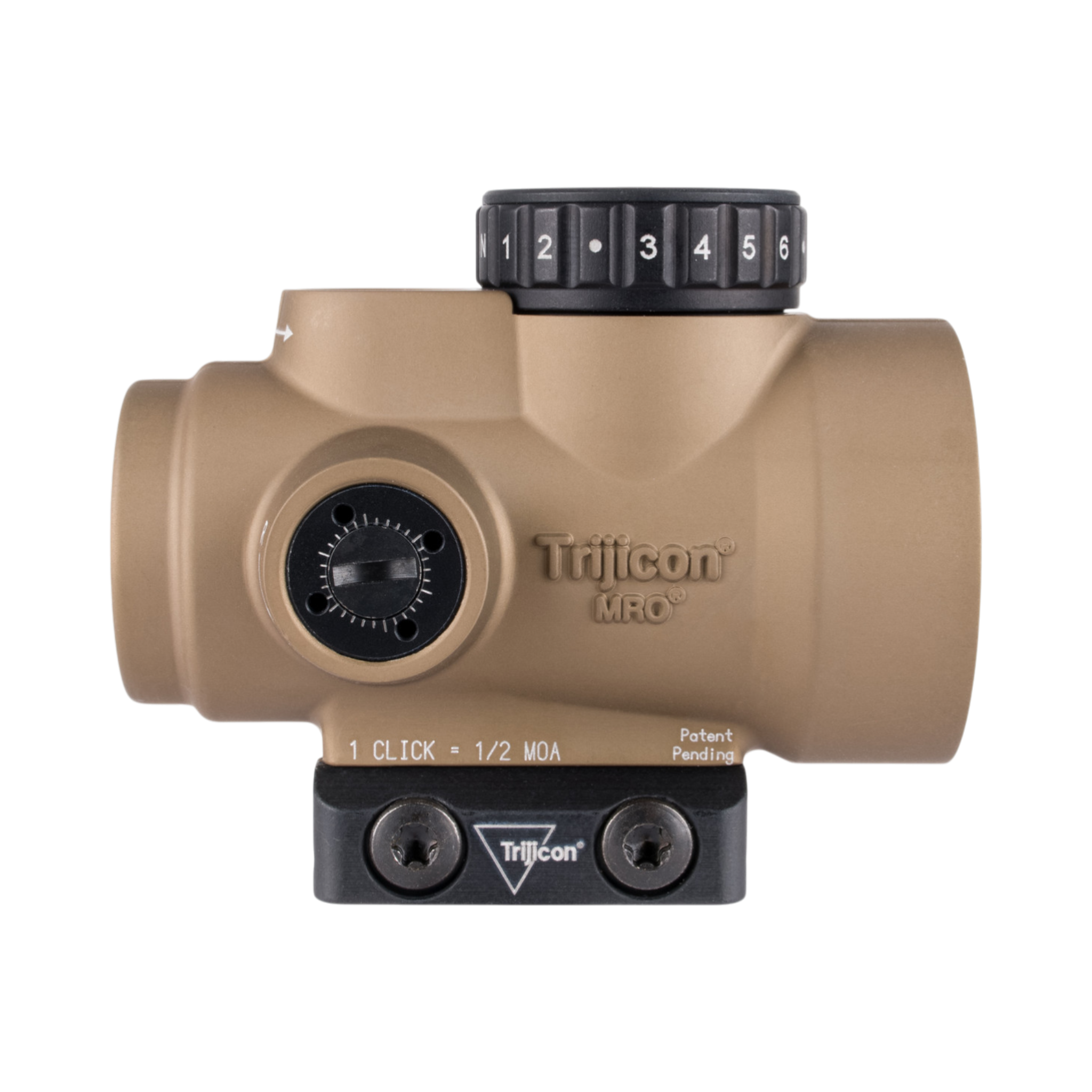 Trijicon MRO® SD 1x25 w/ Adj. LED 2.0 MOA Green Dot, Coyote Brown Anodized; Low Mount (AC32067)